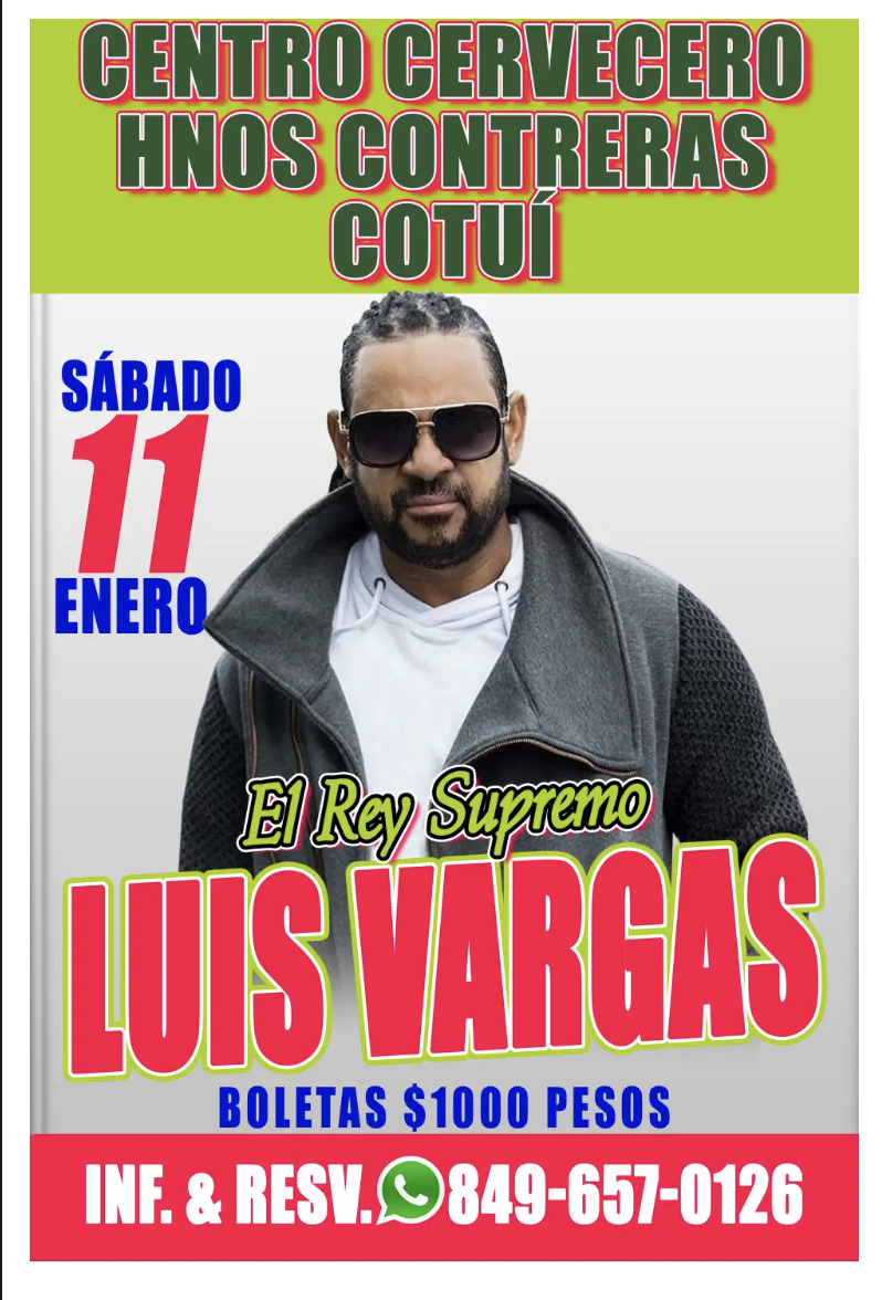 Buy tickets for Luis Vargas Luis Vargas