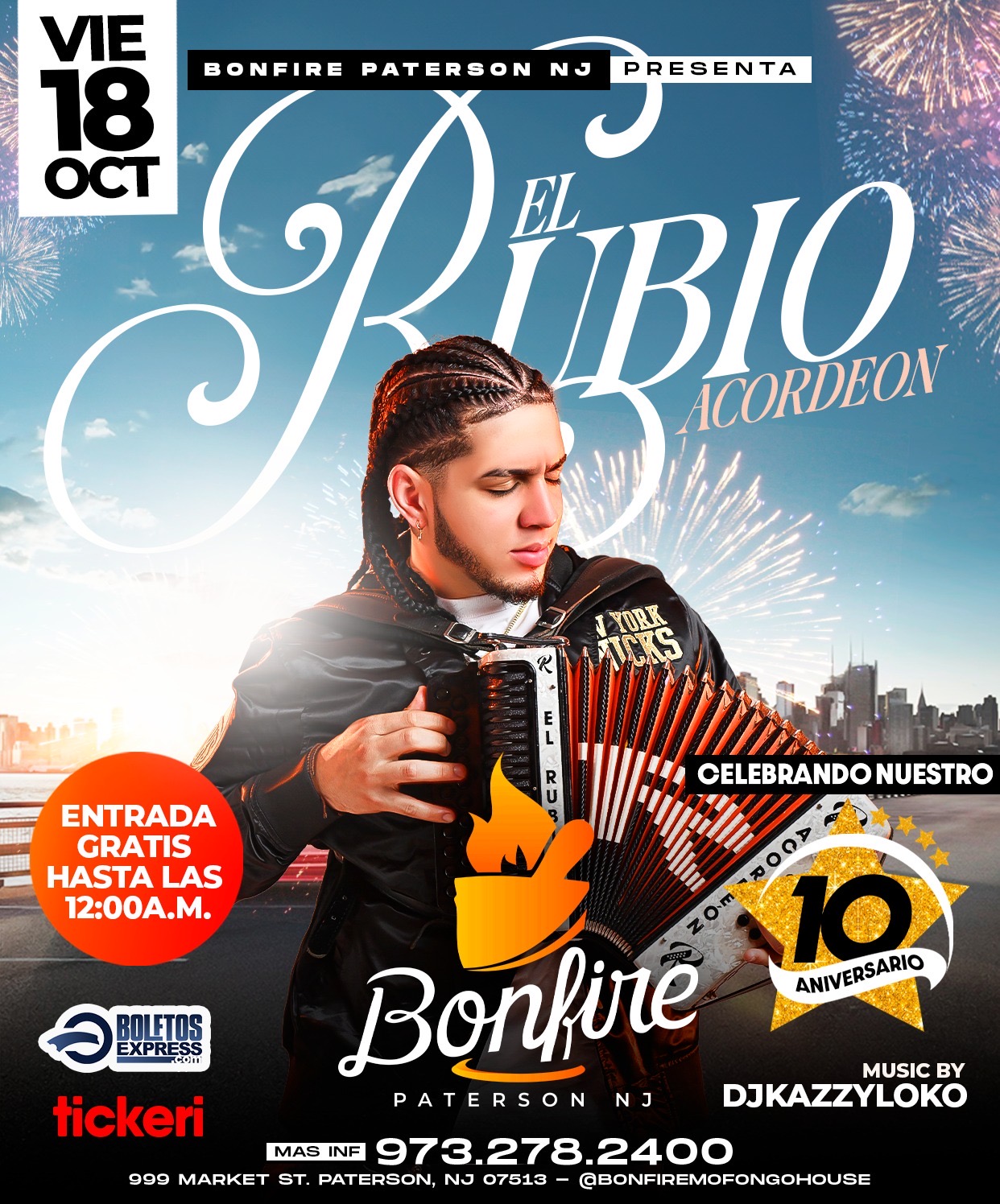 El Rubio Acordeon Tickets - BoletosExpress