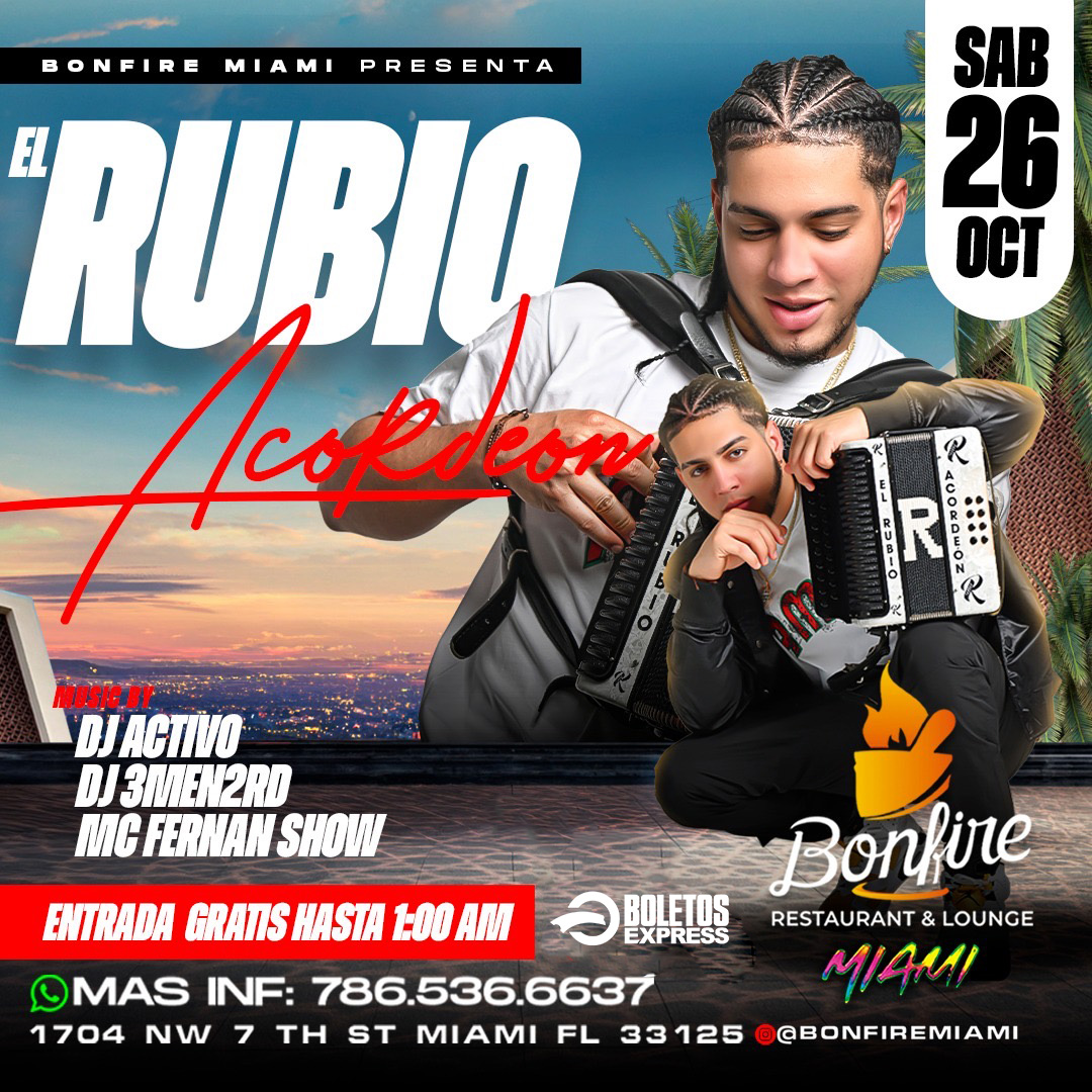 El Rubio Acordeon Tickets - BoletosExpress