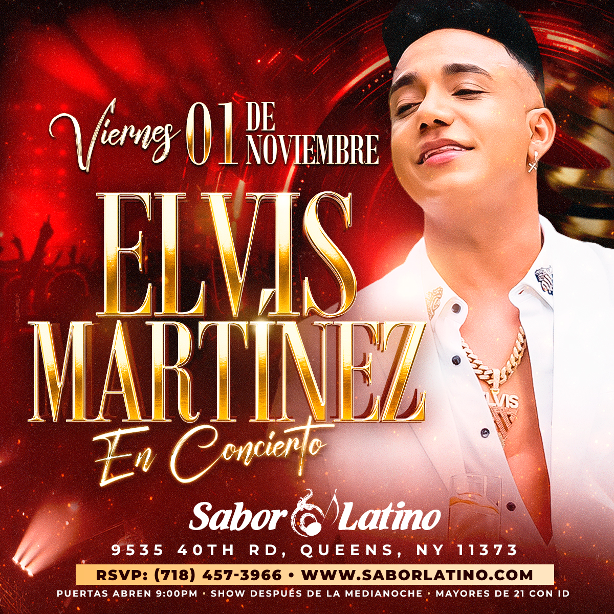 Buy tickets for ELVIS MARTINEZ ELVIS MARTINEZ