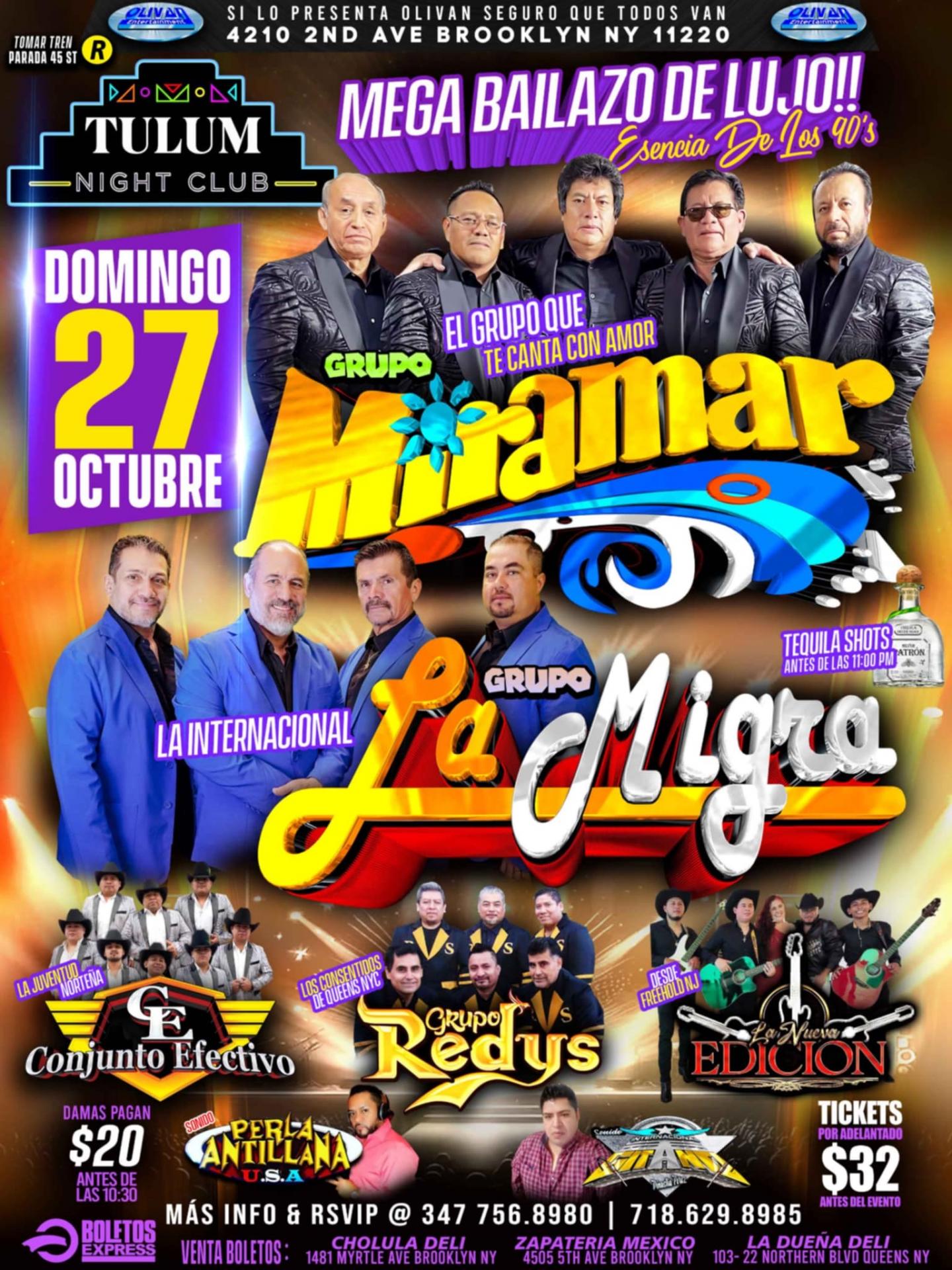 Buy tickets for Grupo Miramar & Grupo La Migra Grupo Miramar & Grupo La Migra