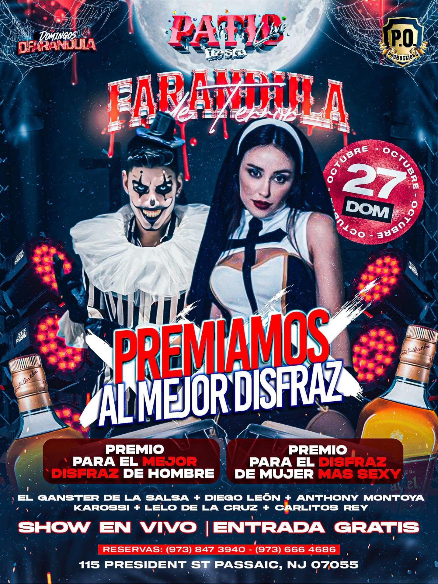 Buy tickets for EL GANSTER DE LA SALSA, DIEGO LEON, ANTHONY MONTOYA, KAROSSI, LELO DE LA CRUZ, CARLITOS REY EL GANSTER DE LA SALSA, DIEGO LEON, ANTHONY MONTOYA, KAROSSI, LELO DE LA CRUZ, CARLITOS REY