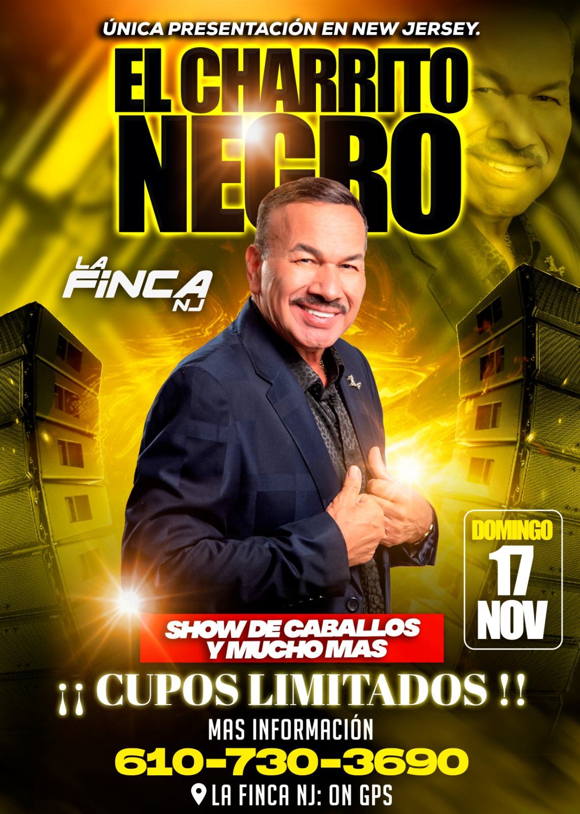 Buy tickets for El Charrito Negro y show de caballos Paso Fino Colombiano El Charrito Negro y show de caballos Paso Fino Colombiano