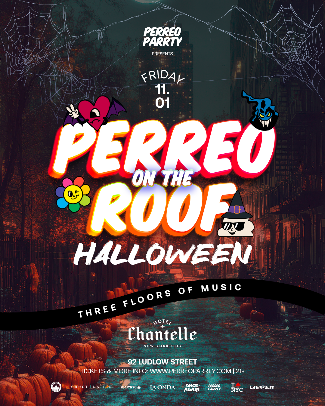 Buy tickets for Perreo on the Roof: Halloween at Hotel Chantelle Perreo on the Roof: Halloween at Hotel Chantelle