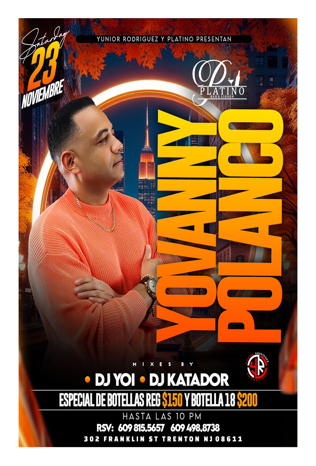 Buy tickets for YOVANNY POLANCO YOVANNY POLANCO