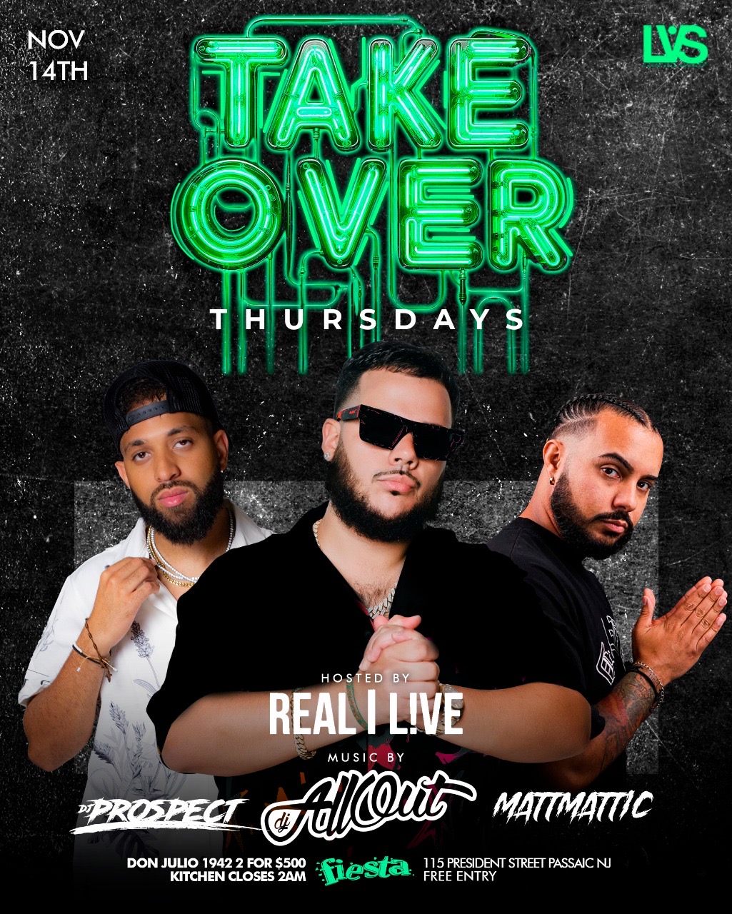 Buy tickets for DJ PROSPECT, DJ ALL OUT, DJ MATTMATTIC DJ PROSPECT, DJ ALL OUT, DJ MATTMATTIC