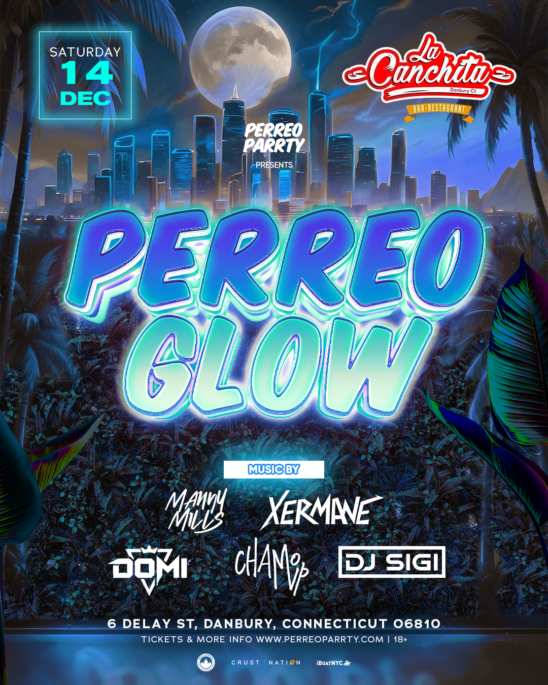 PERREO GLOW @ La Canchita -  Latin & Reggaeton Dance Party, 18+