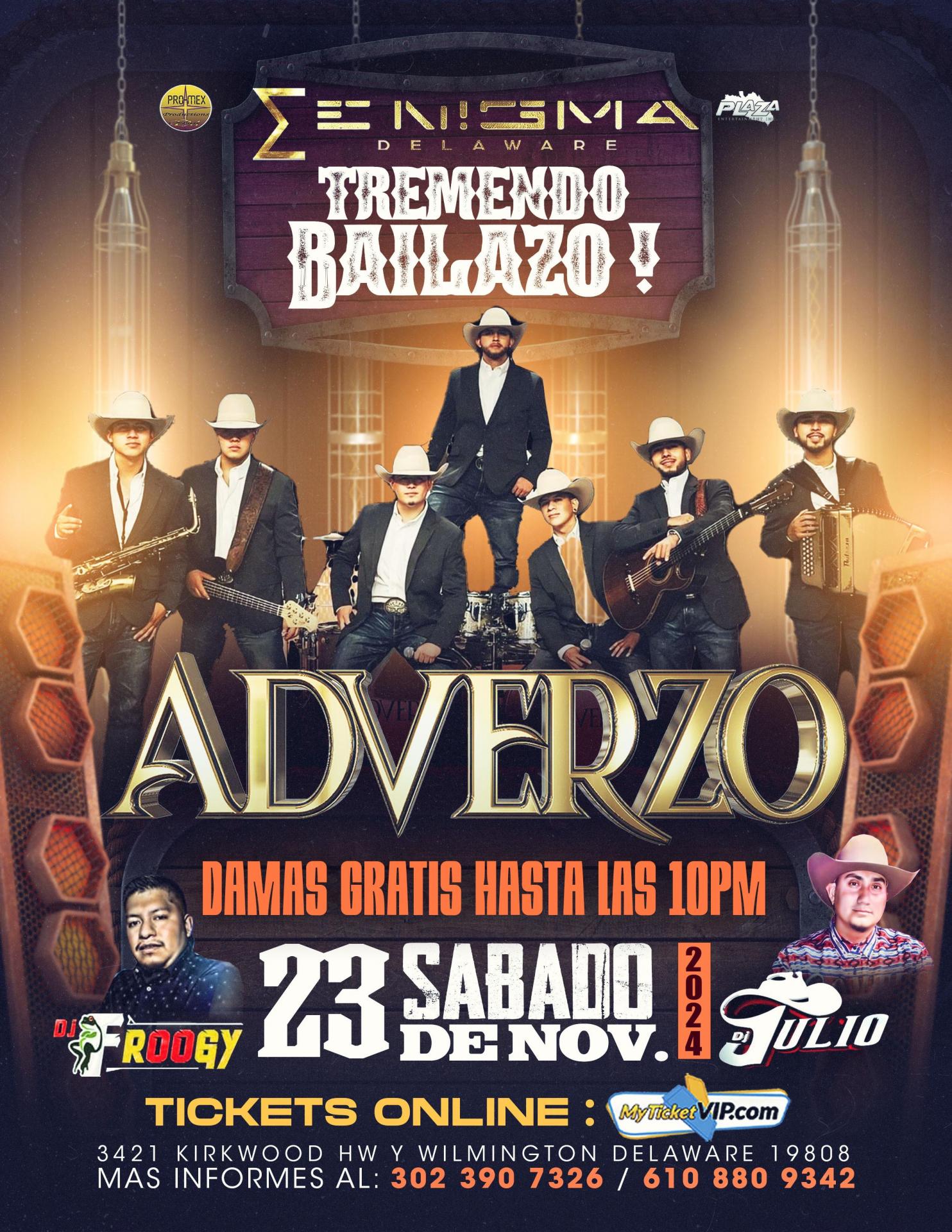 Buy tickets for ADVERZO ADVERZO