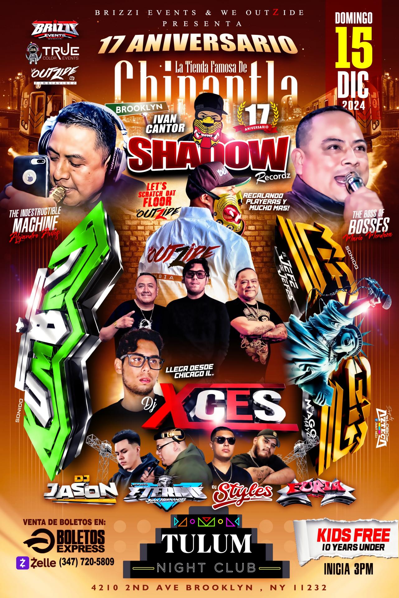 Buy tickets for SHADOW RECORDZ SHADOW RECORDZ