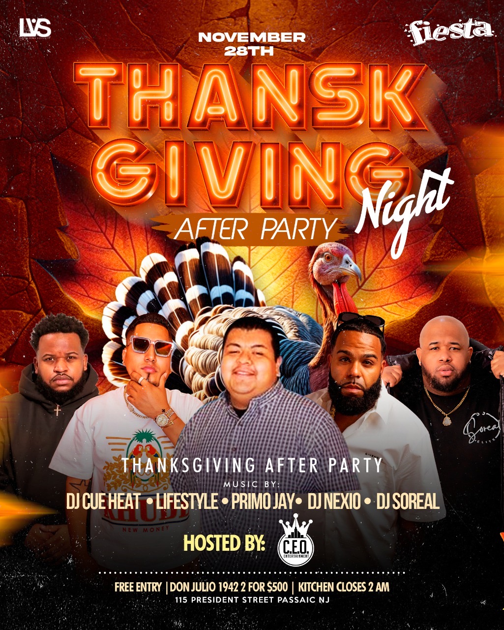 Buy tickets for DJ CUEHEAT, LIFESTYLE, PRIMO JAY, NEXIO, SOREAL DJ CUEHEAT, LIFESTYLE, PRIMO JAY, NEXIO, SOREAL