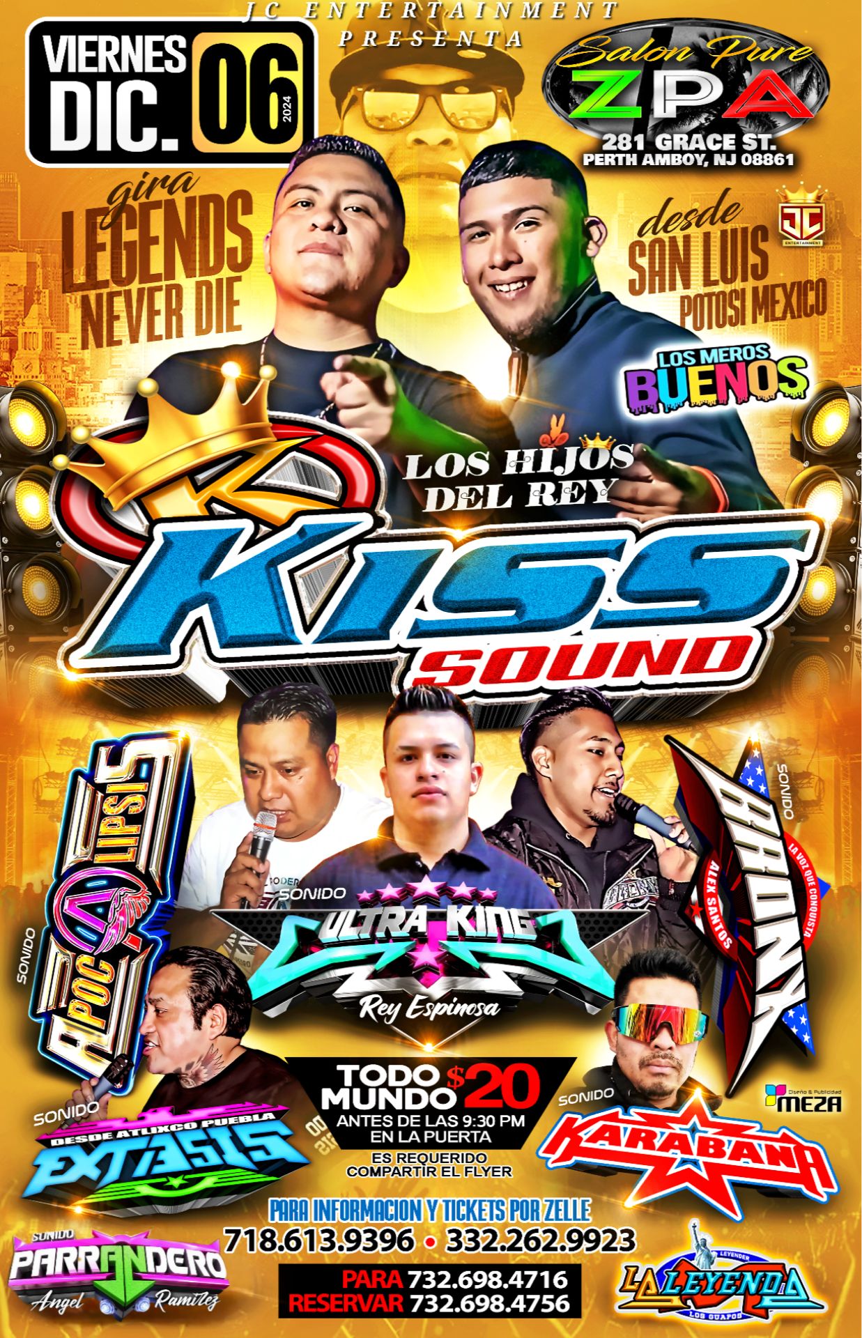 Buy tickets for LOS HIJOS DEL REY KISSOUND EN PERTH AMBOY NJ LOS HIJOS DEL REY KISSOUND EN PERTH AMBOY NJ