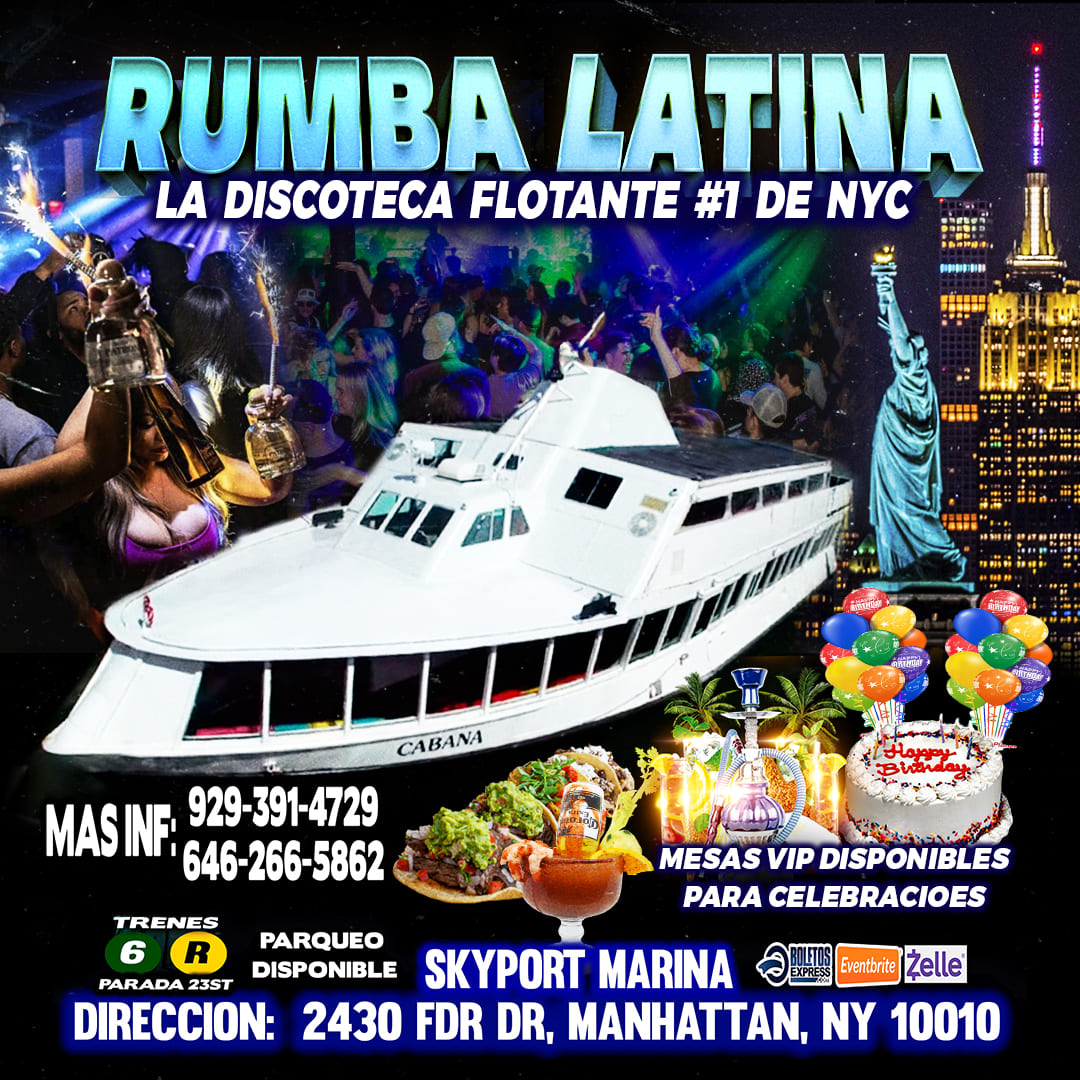 Buy tickets for RUMBA LATINA EN BARCO + MANHATTAN NY RUMBA LATINA EN BARCO + MANHATTAN NY