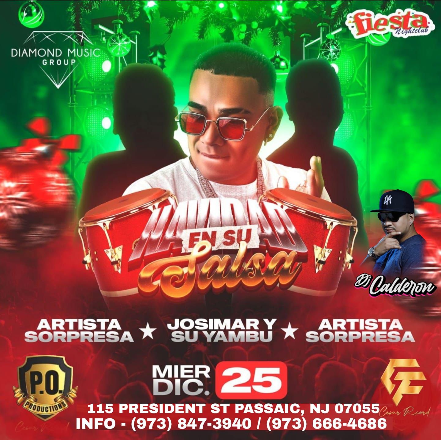 JOSIMAR Y SU YAMBU, CARLO SUPO, DJ CALDERON, LUIS CHAVEZ, MILENA SUAREZ 