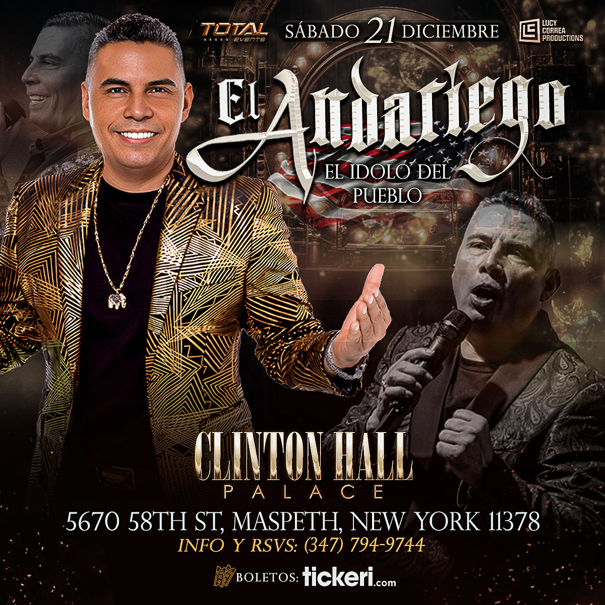 Buy tickets for EL ANDARIEGO INTIMO POR PRIMERA VEZ EN NEW YORK!! EL ANDARIEGO INTIMO POR PRIMERA VEZ EN NEW YORK!!