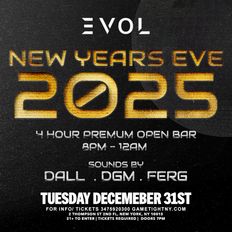 Buy tickets for EVOL NIGHTCLUB NEW YEARS EVE PARTY 2025 EVOL NIGHTCLUB NEW YEARS EVE PARTY 2025