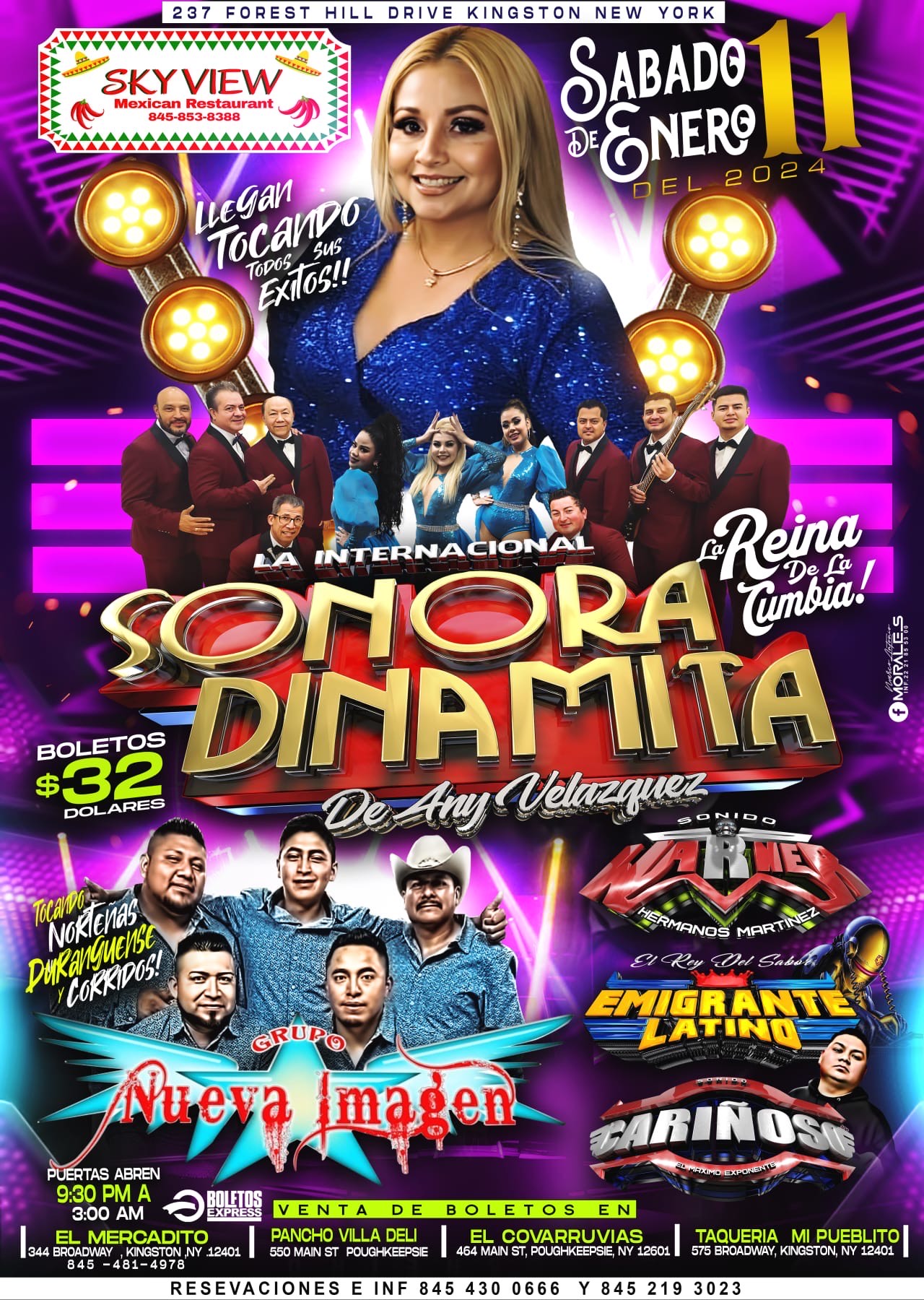 Buy tickets for LA INTERNACIONAL SONORA DINAMITA DE ANY VELAZQUEZ LA INTERNACIONAL SONORA DINAMITA DE ANY VELAZQUEZ
