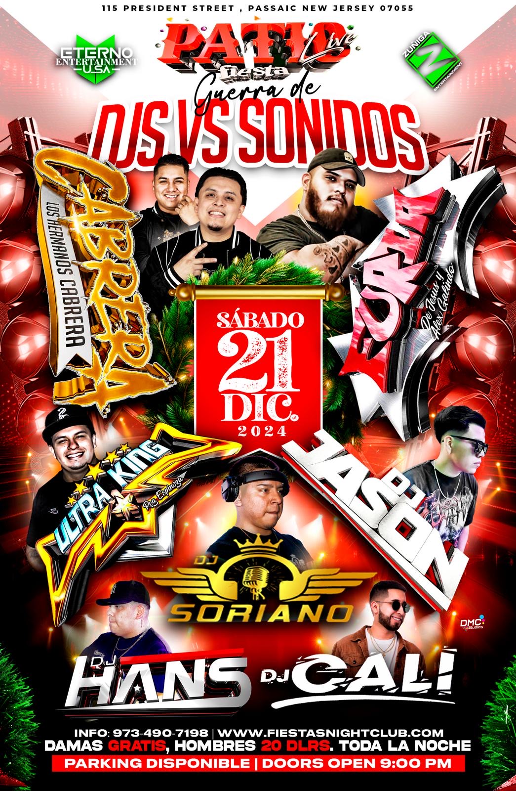 Buy tickets for HERMANOS CABRERA, FURIA, ULTRA KING, DJ JASON, DJ SORIANO, DJ HANS, DJ CALI HERMANOS CABRERA, FURIA, ULTRA KING, DJ JASON, DJ SORIANO, DJ HANS, DJ CALI