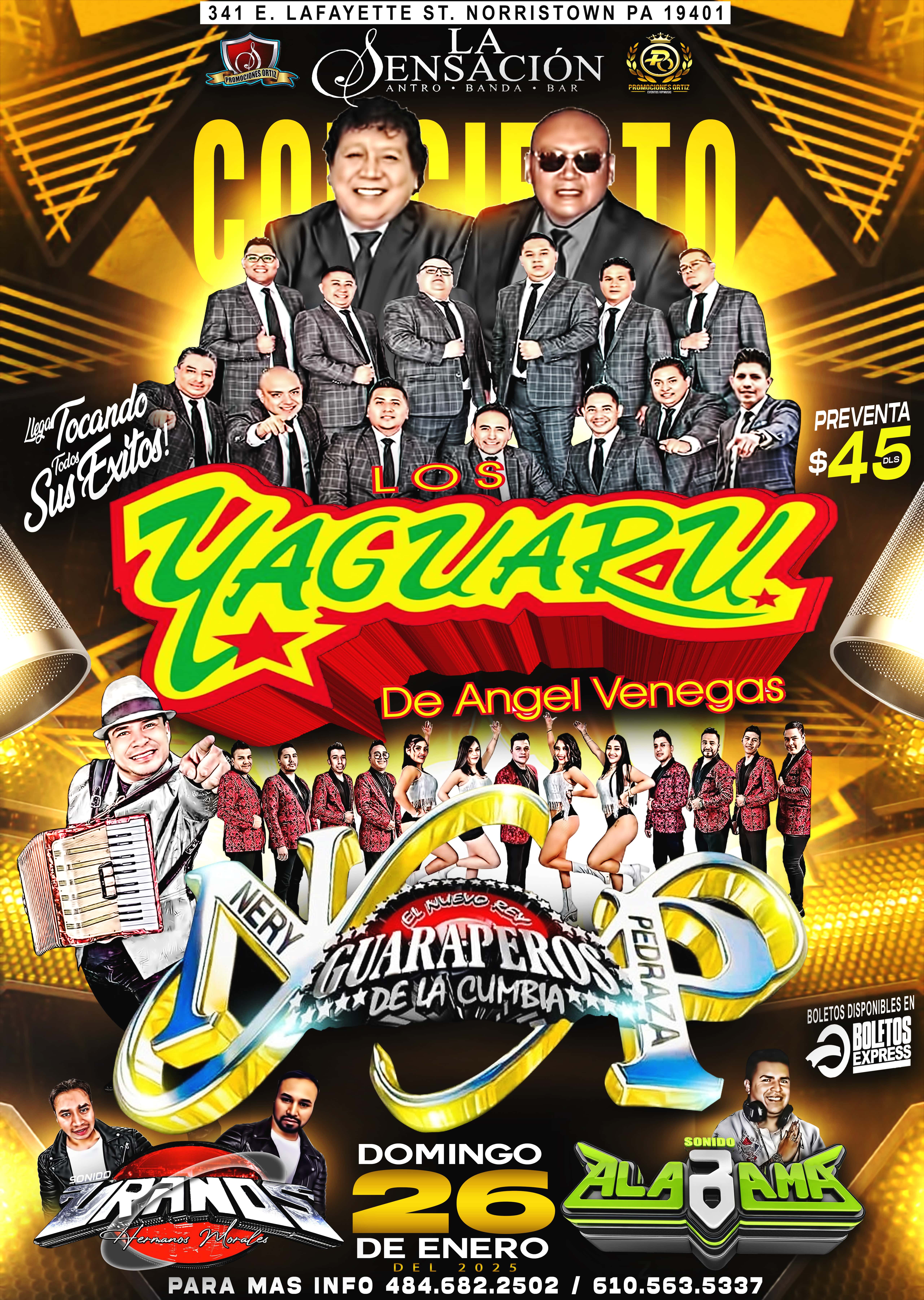 Buy tickets for LOS YAGUARU DE ANGEL VENEGAS LOS YAGUARU DE ANGEL VENEGAS