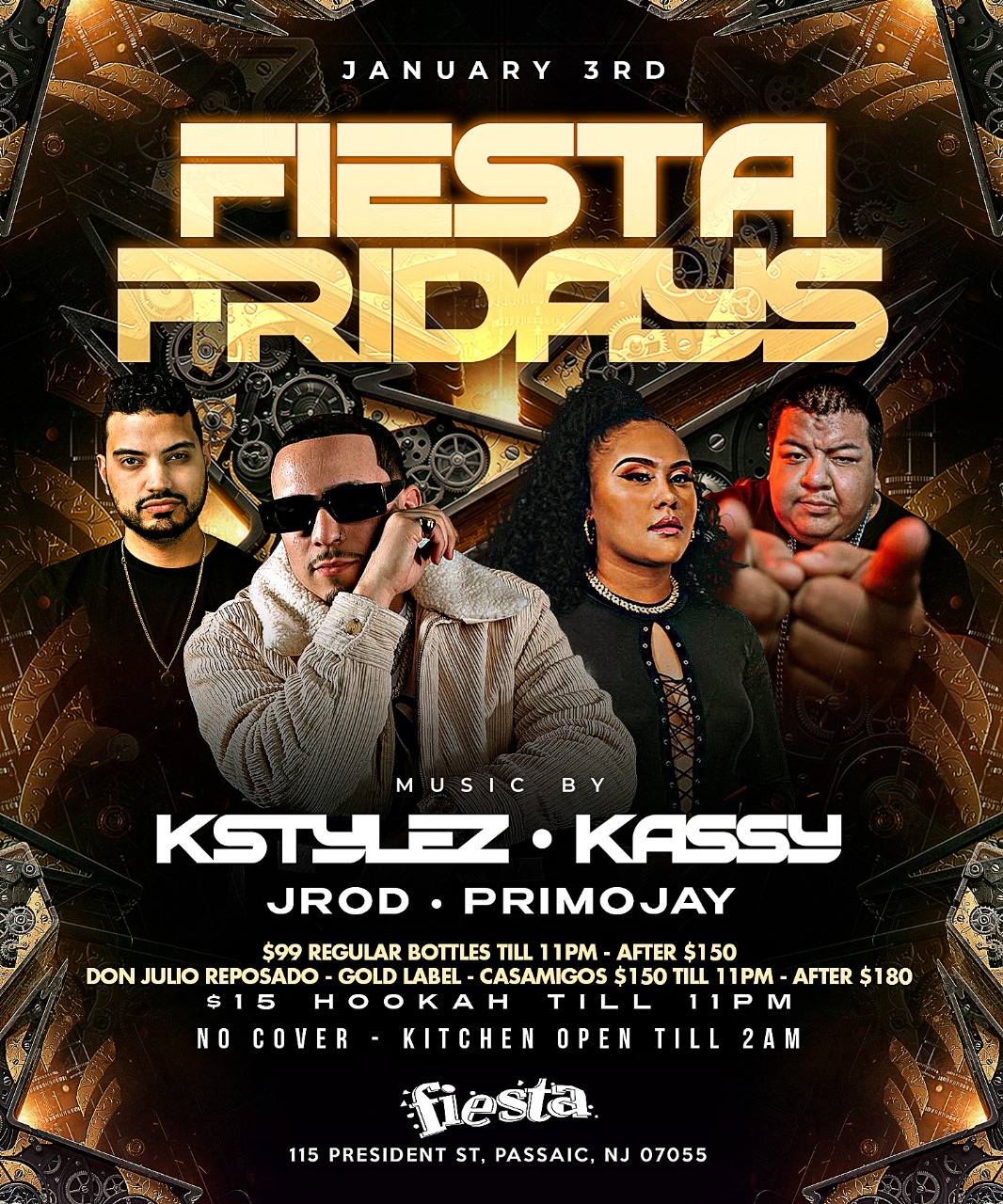 Buy tickets for DJ KSTYLEZ, DJ KASSY, DJ JROD, DJ PRIMOJAY DJ KSTYLEZ, DJ KASSY, DJ JROD, DJ PRIMOJAY