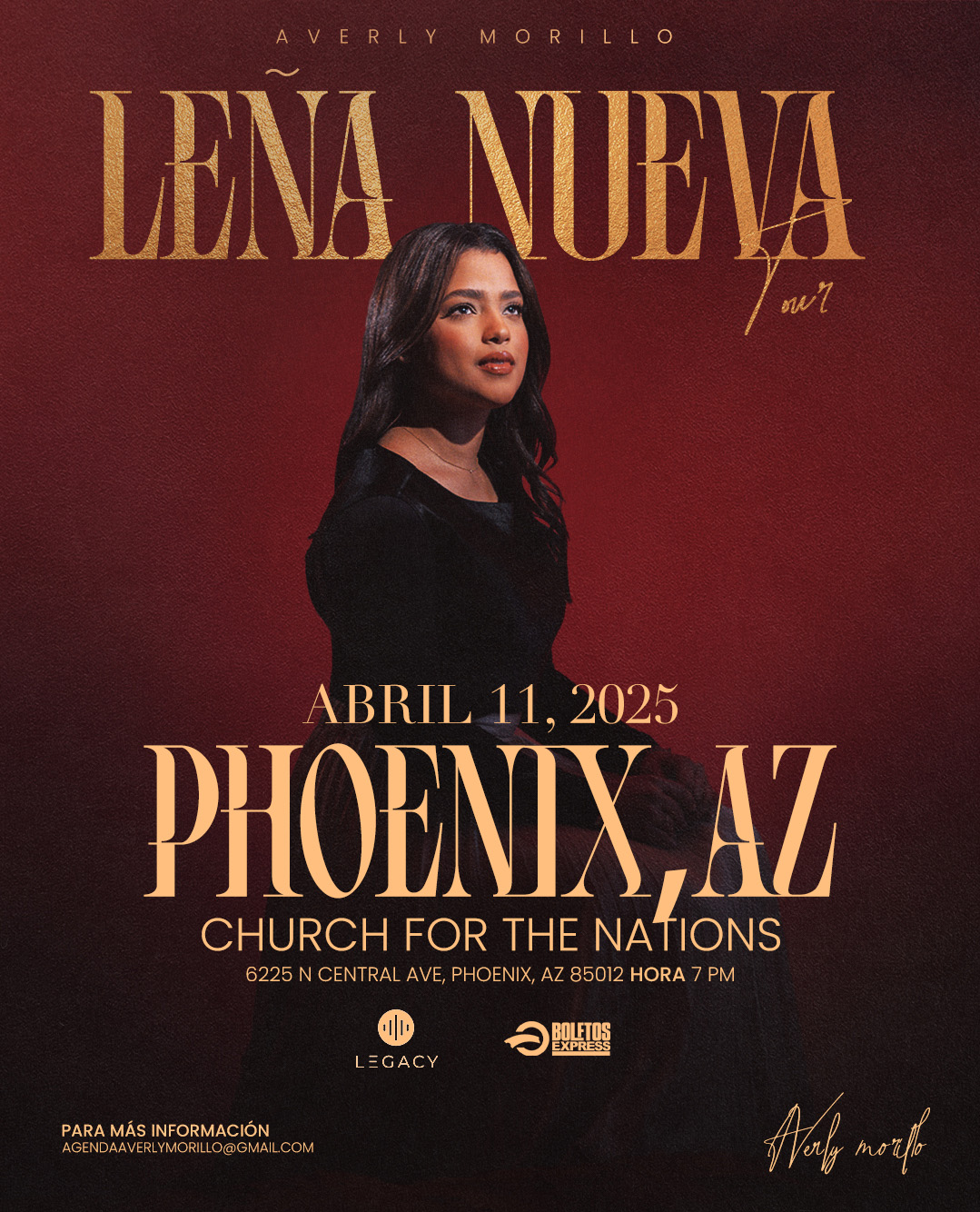 Buy tickets for Averly Morillo TOUR 2025 - PHOENIX, AZ Averly Morillo TOUR 2025 - PHOENIX, AZ