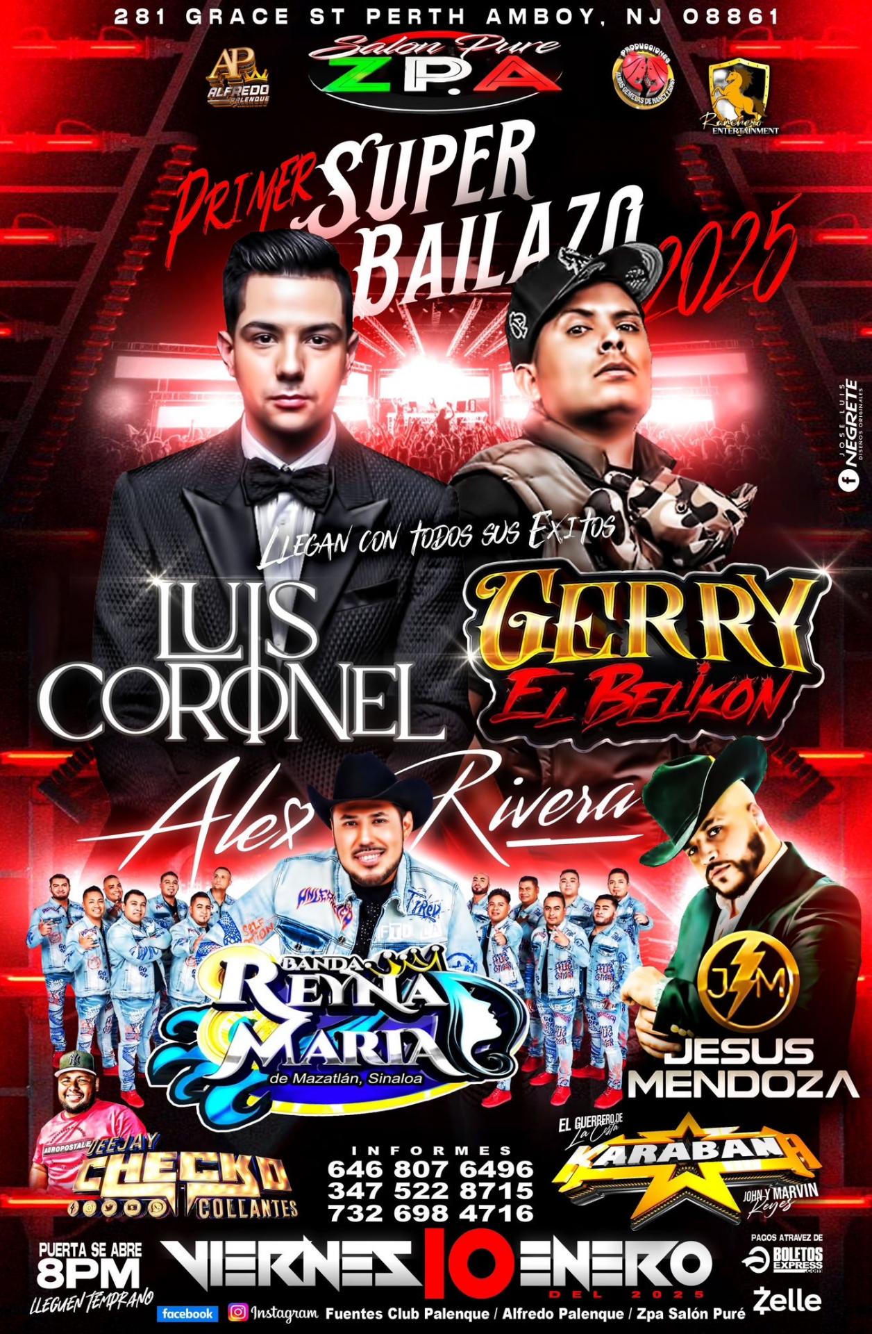 Buy tickets for LUIS CORONEL | GERRY EL BELIKON | ALEX RIVERA LUIS CORONEL | GERRY EL BELIKON | ALEX RIVERA