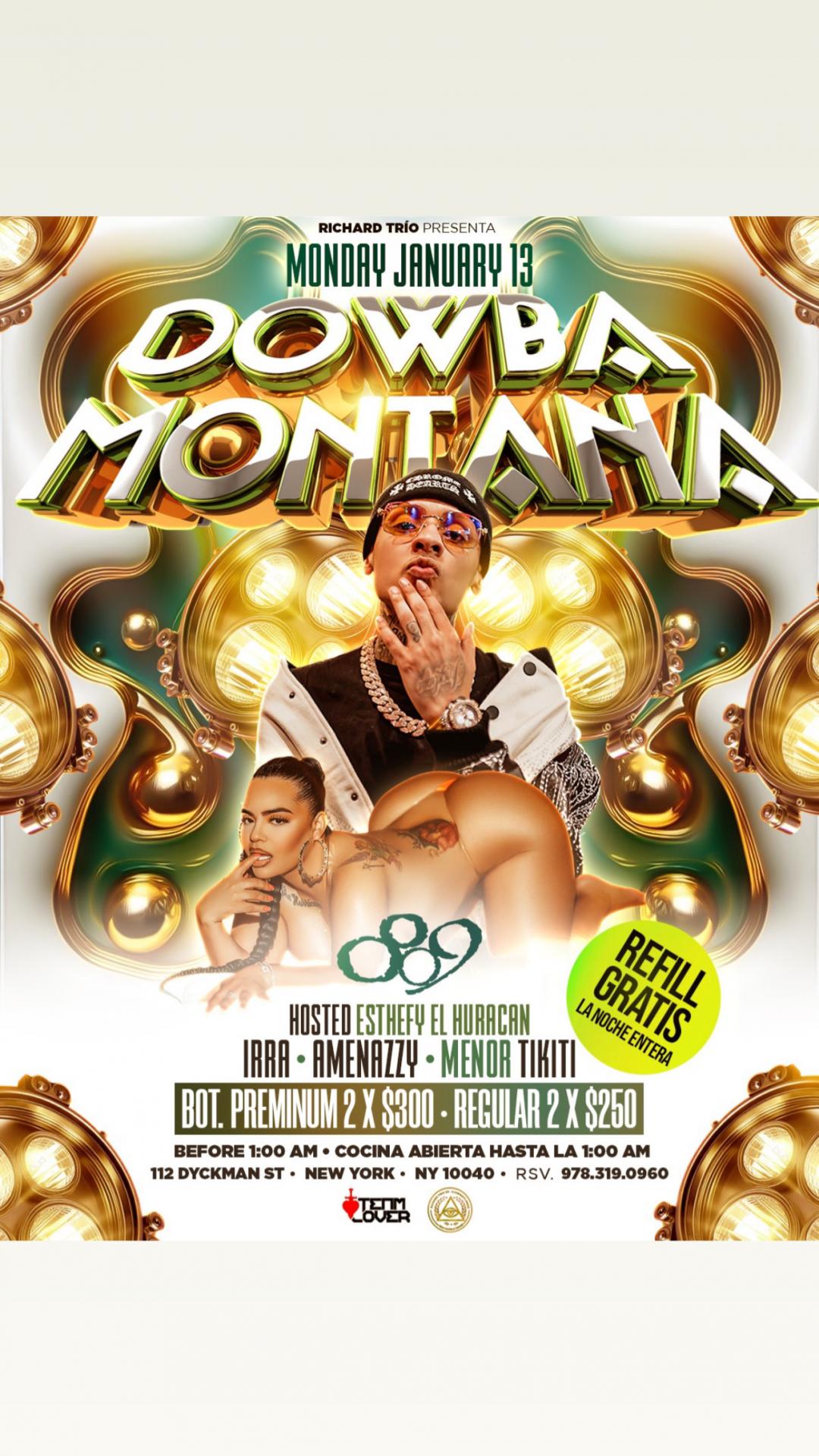 Buy tickets for NEW LOCATION- DOWBA MONTANA NEW LOCATION- DOWBA MONTANA