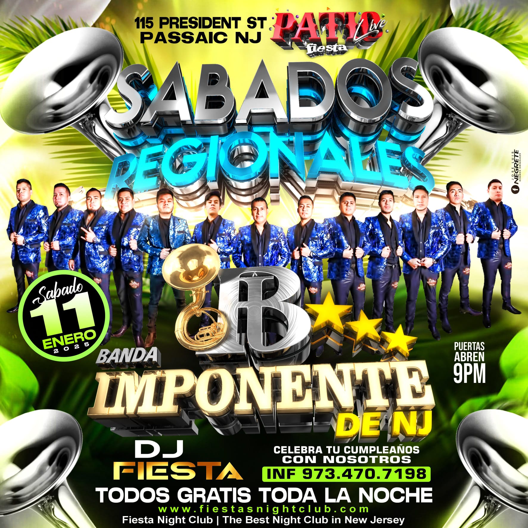 Buy tickets for BANDA IMPONENTE DE NJ, DJ FIESTA BANDA IMPONENTE DE NJ, DJ FIESTA