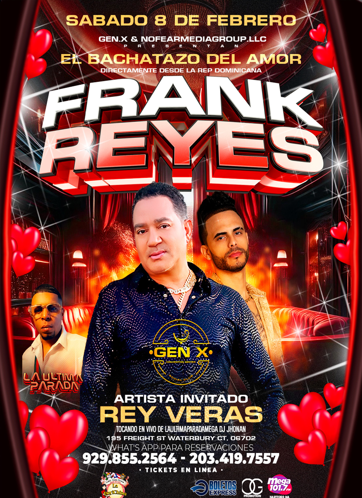Buy tickets for Frank Reyes Valentines Concert Frank Reyes Valentines Concert