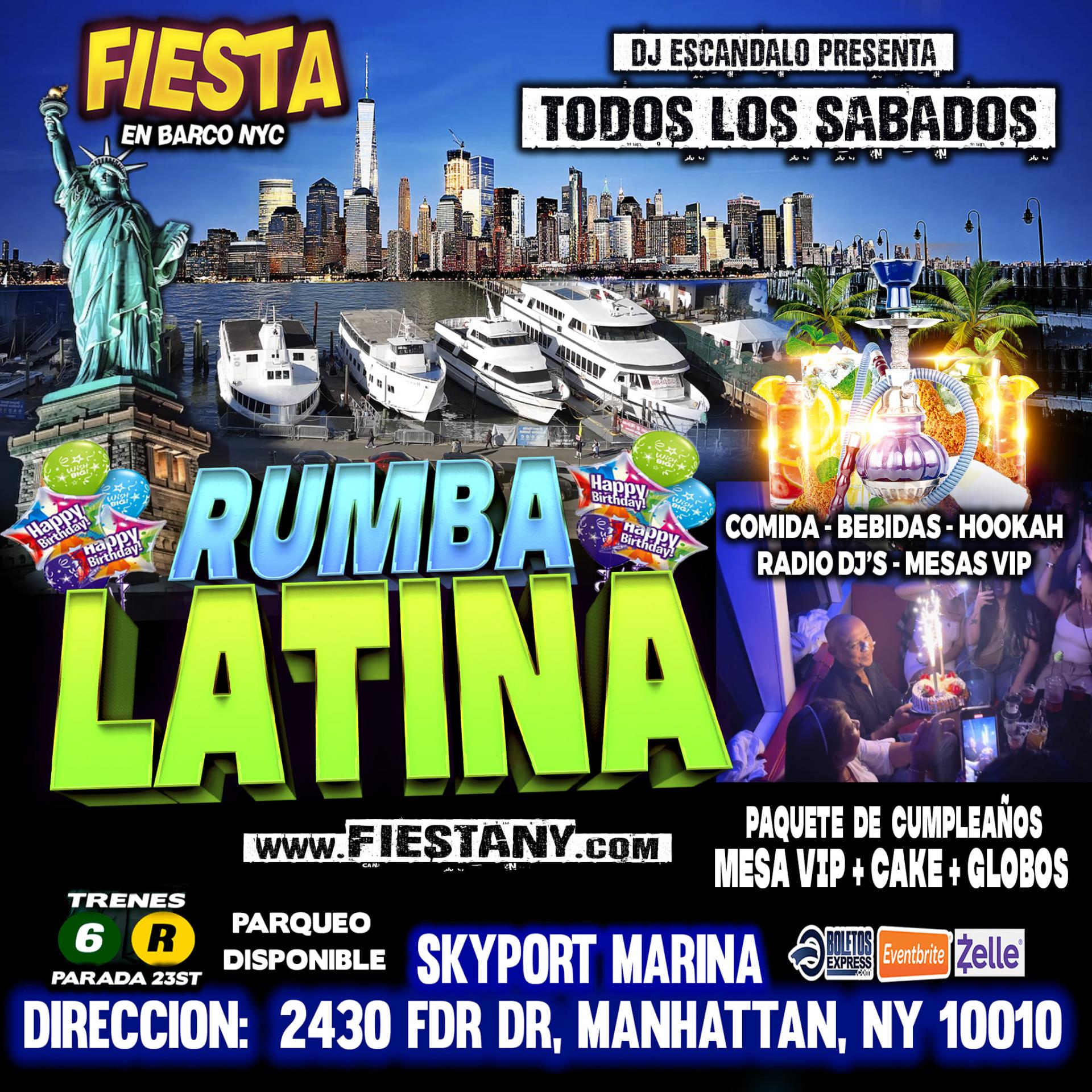 Buy tickets for Fiesta En Barco - Manhattan New York - Cupo Limitado Fiesta En Barco - Manhattan New York - Cupo Limitado