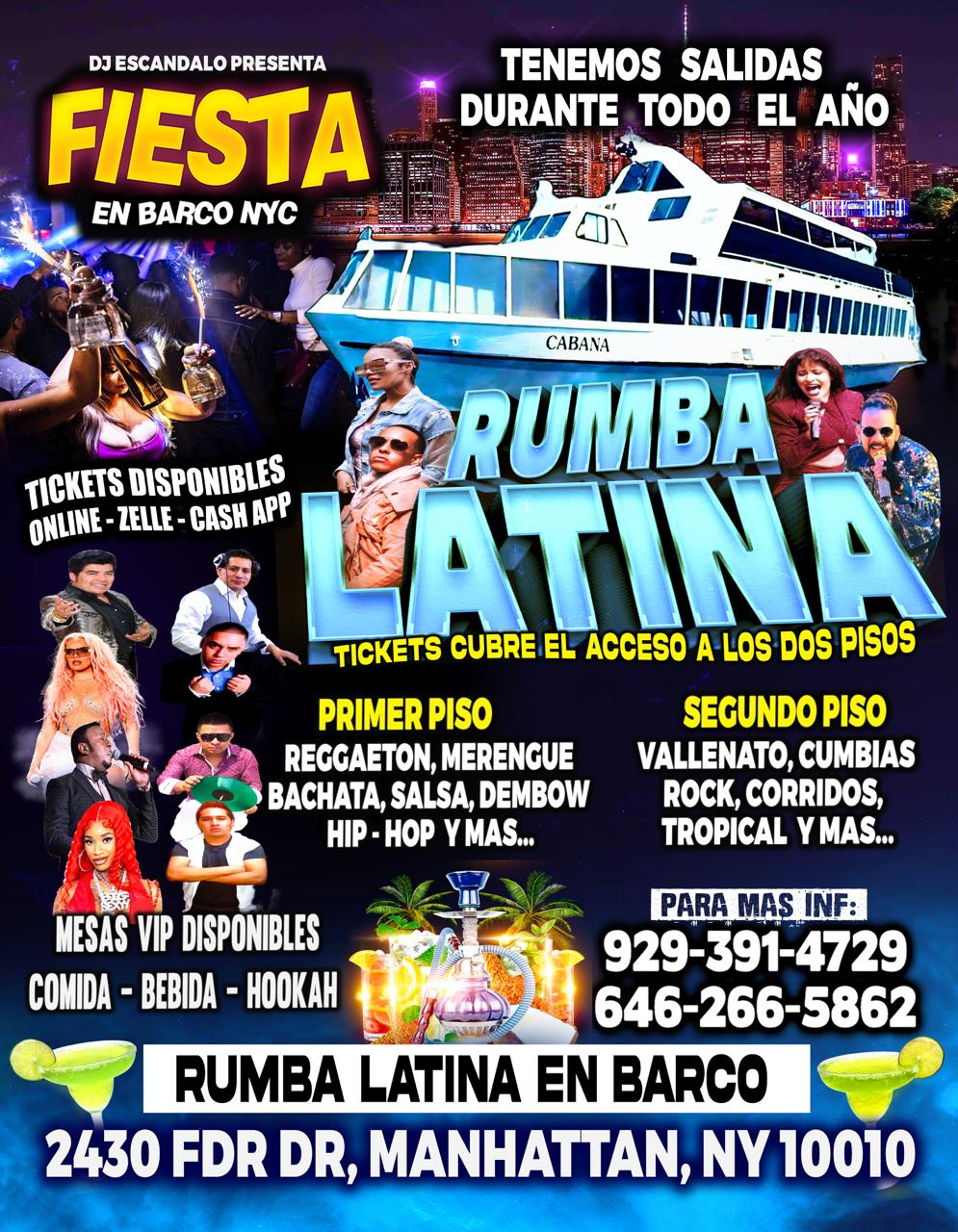 Buy tickets for Fiesta En Barco - Manhattan New York - Cupo Limitado Fiesta En Barco - Manhattan New York - Cupo Limitado
