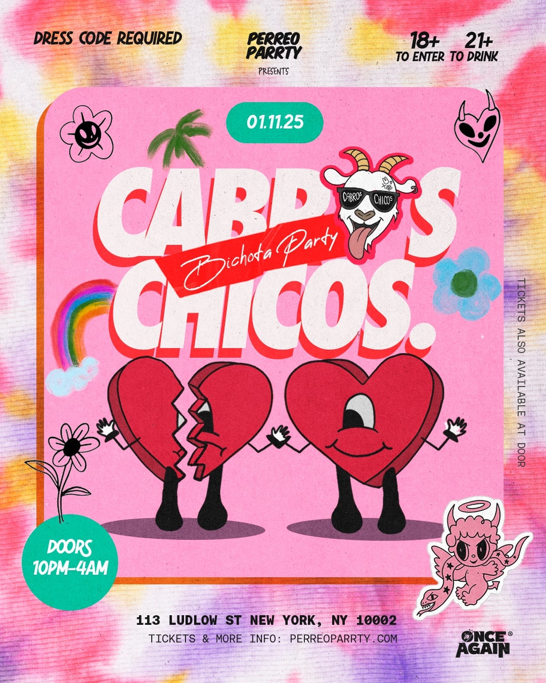 Buy tickets for Cabros Chicos - The Bichota Party - Latin & Reggaeton NYC Dance Party - 18+ Cabros Chicos - The Bichota Party - Latin & Reggaeton NYC Dance Party - 18+