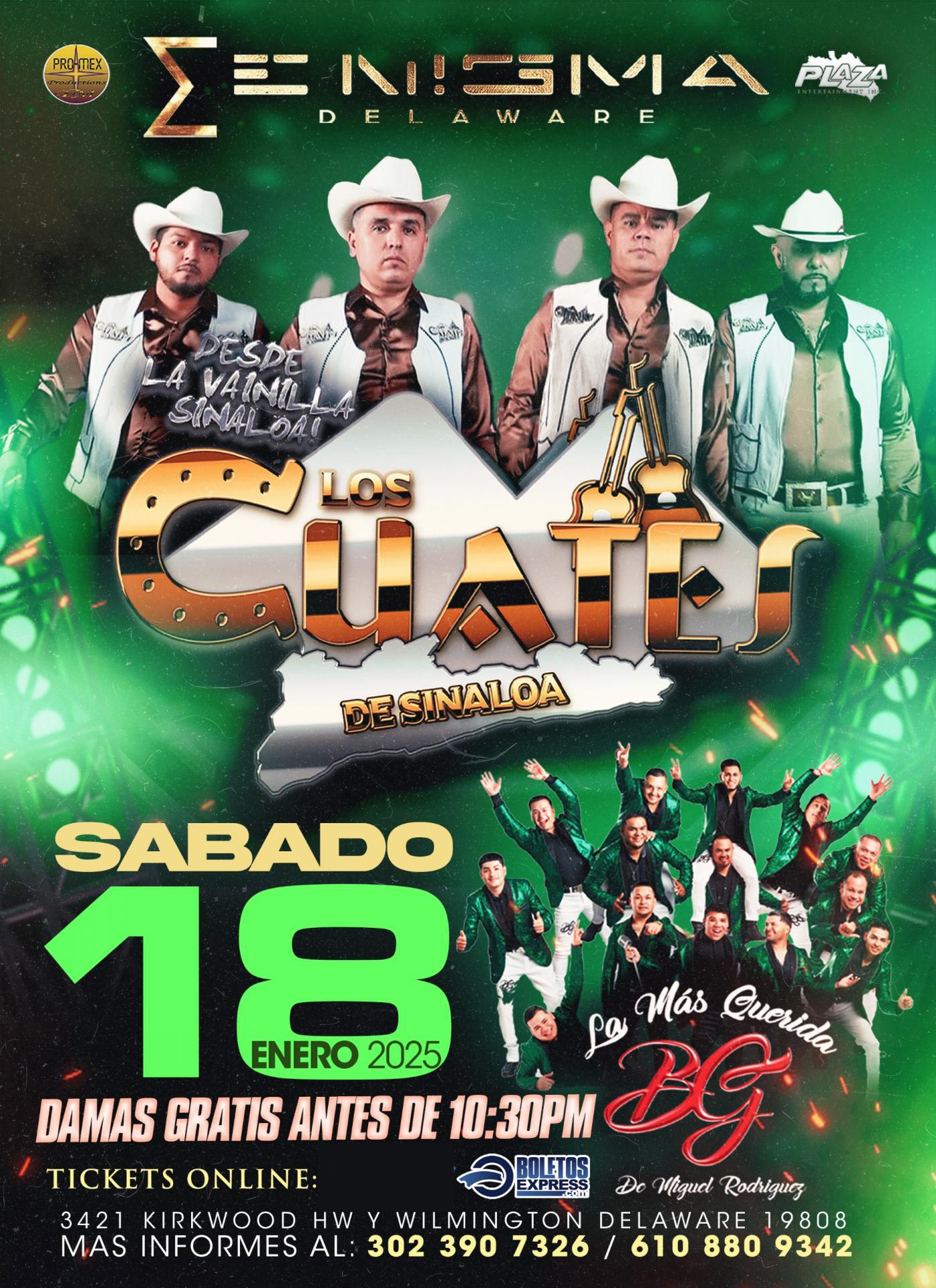 Buy tickets for LOS CUATES DE SINALOA & LA MAS QUERIDA BG LOS CUATES DE SINALOA & LA MAS QUERIDA BG