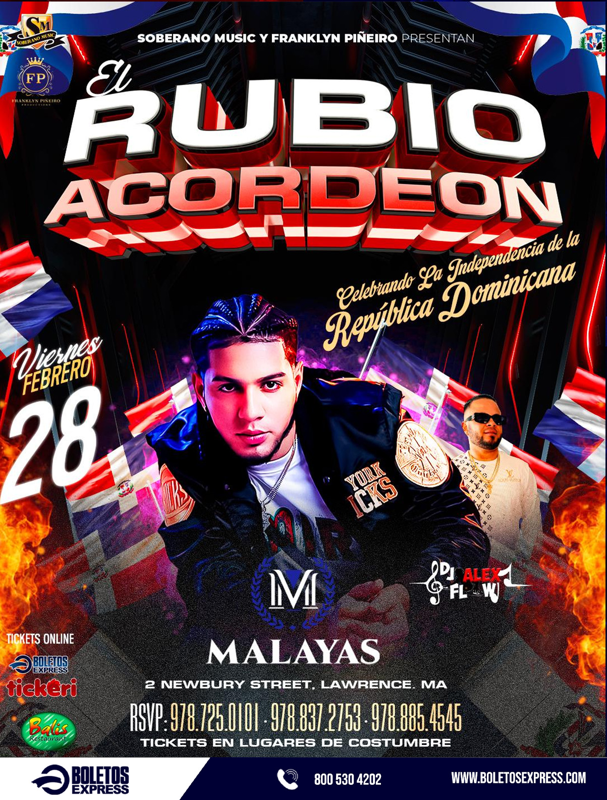 Buy tickets for El Rubio Acordeon - Celebrando La Independencia Dominicana El Rubio Acordeon - Celebrando La Independencia Dominicana