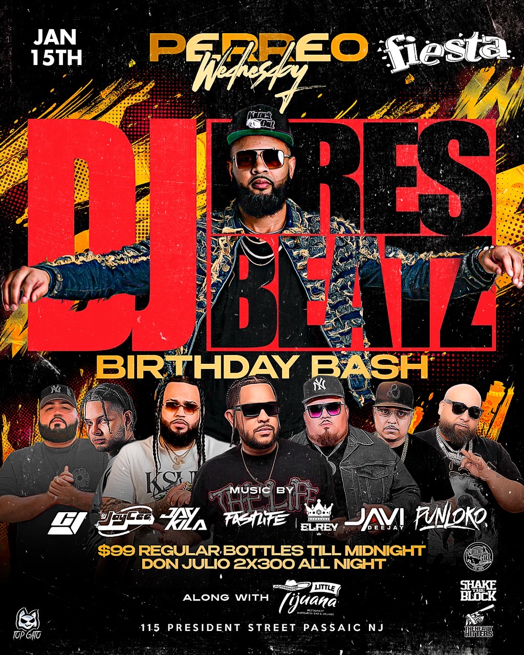 Buy tickets for DJ RESBEATZ, DJ CJ, DJ JAYCEE, DJ JAY KILA, DJ FASTLIFE, DJ EL REY, DJ JAVI DEEJAY, DJ PUNLOCO DJ RESBEATZ, DJ CJ, DJ JAYCEE, DJ JAY KILA, DJ FASTLIFE, DJ EL REY, DJ JAVI DEEJAY, DJ PUNLOCO
