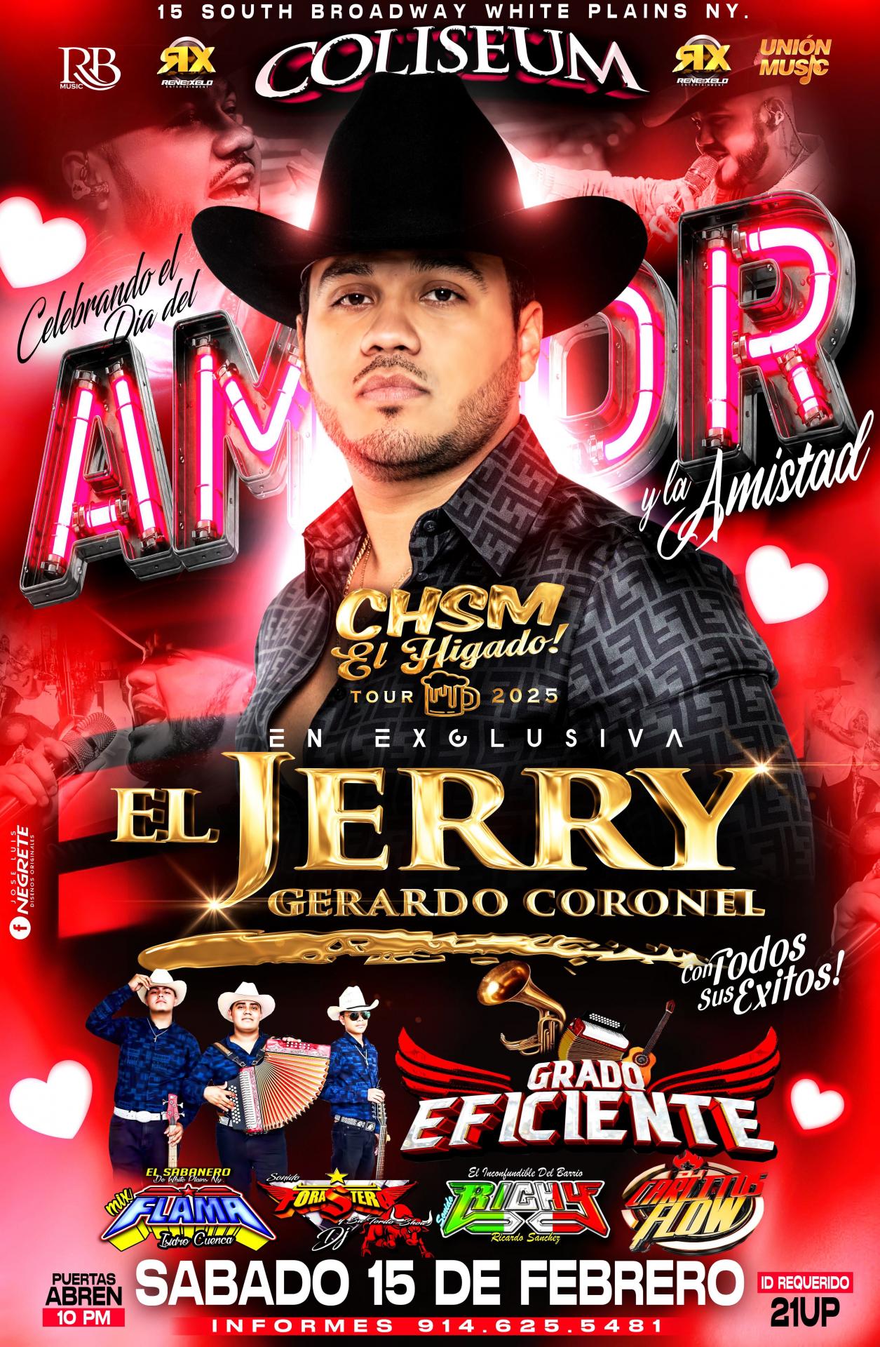 Buy tickets for GERARDO CORONEL EL JERRY GERARDO CORONEL EL JERRY