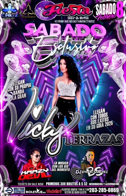 Buy tickets for VICKY TERRAZAS CON SU PROPIA BANDA VICKY TERRAZAS CON SU PROPIA BANDA