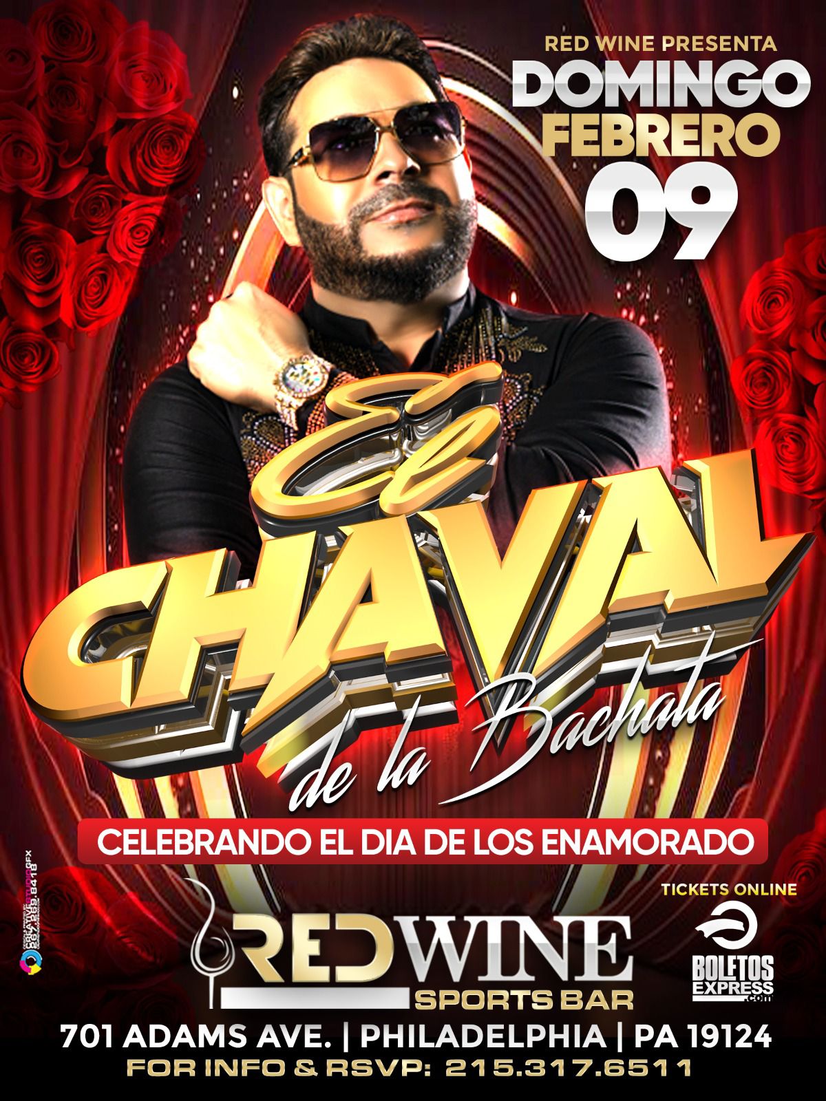 Buy tickets for EL CHAVAL DE LA BACHATA EN CONCIERTO EN EL MES DEL AMOR Y LA AMISTAD PARA LOS ENAMORADOS EL CHAVAL DE LA BACHATA EN CONCIERTO EN EL MES DEL AMOR Y LA AMISTAD PARA LOS ENAMORADOS