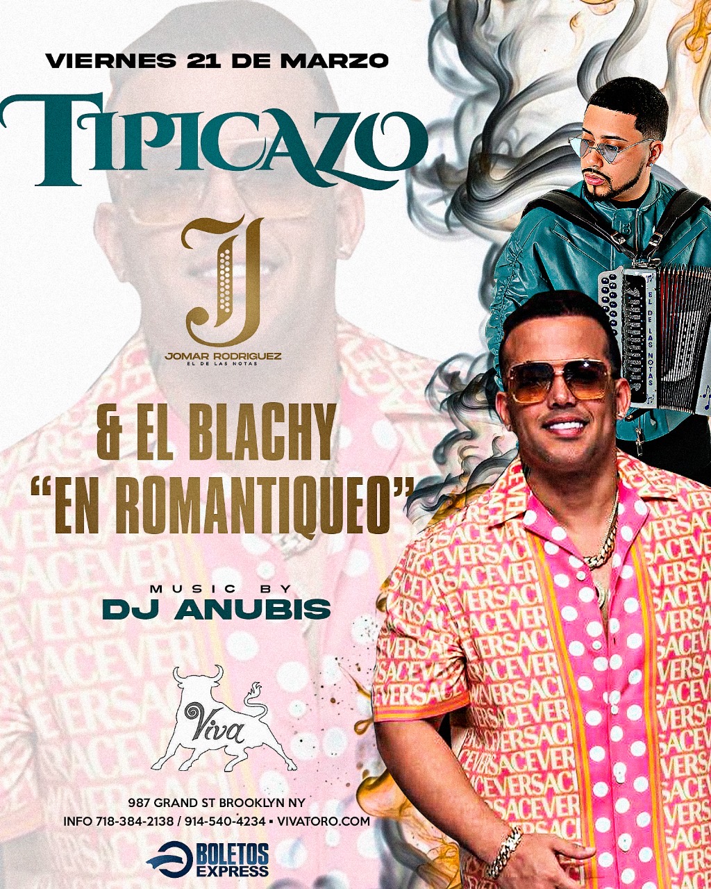 Buy tickets for Tipicazo “El Blachy & Jomar” BROOKLYN Tipicazo “El Blachy & Jomar” BROOKLYN