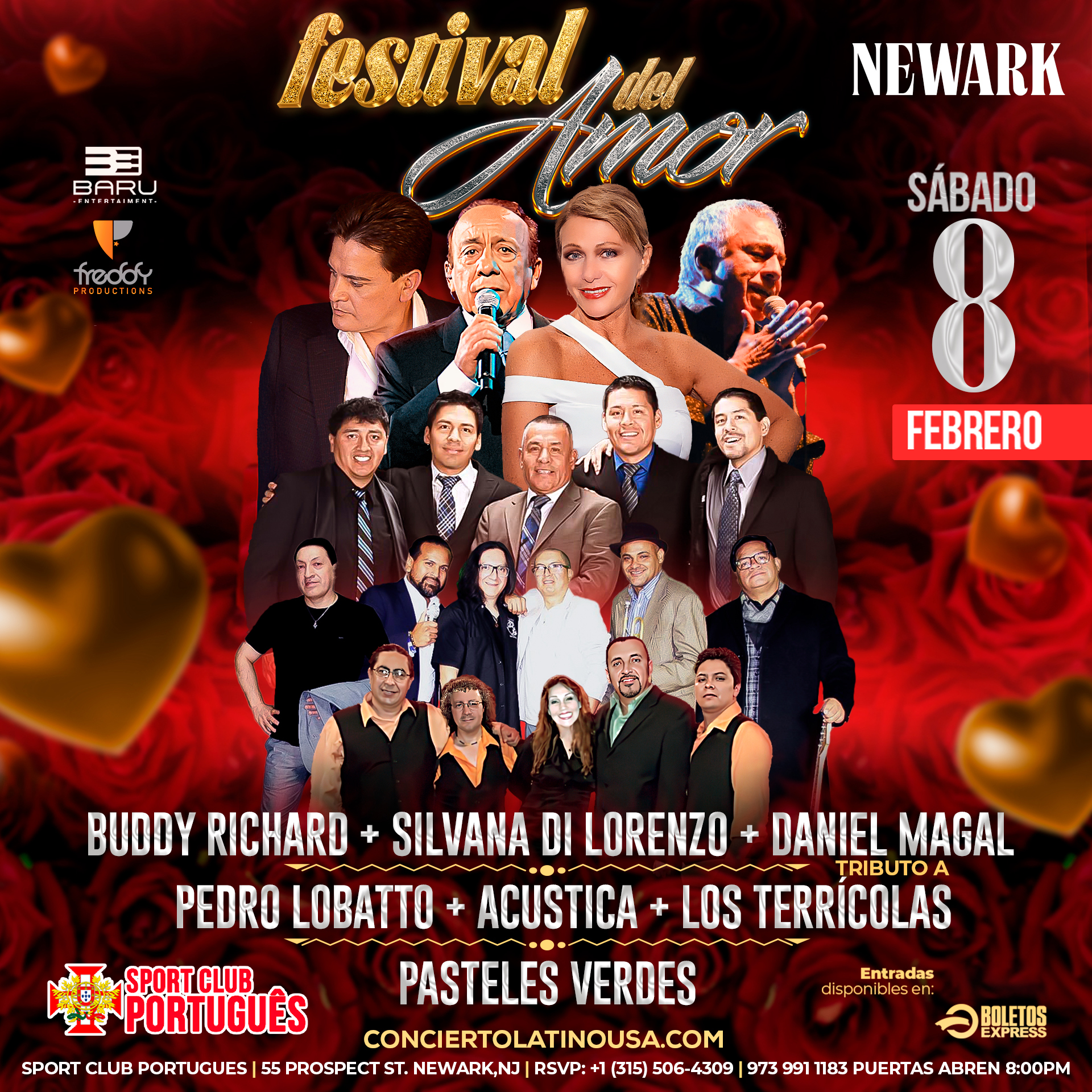 Buy tickets for FESTIVAL DEL AMOR 2025 EN NEWARK,NJ FESTIVAL DEL AMOR 2025 EN NEWARK,NJ