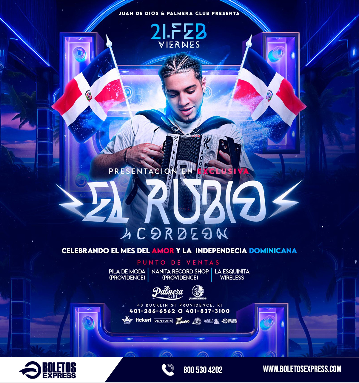 Buy tickets for EL RUBIO ACORDEON EL RUBIO ACORDEON