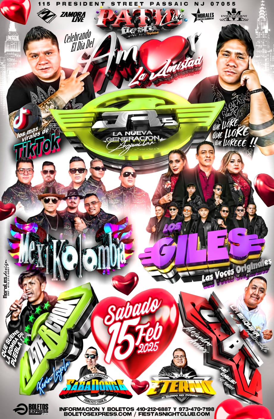 Buy tickets for JRS LA NUEVA GENERACION, LOS GILES, MEXICOLOMBIA, KUMBALA, MISTER CHON, ETERNO, SABADONGA JRS LA NUEVA GENERACION, LOS GILES, MEXICOLOMBIA, KUMBALA, MISTER CHON, ETERNO, SABADONGA