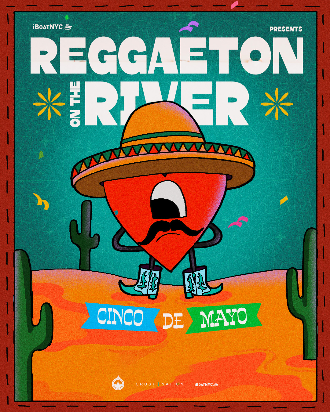 Buy tickets for Reggaeton on the River CINCO DE MAYO Boat Party Yacht Cruise NYC Reggaeton on the River CINCO DE MAYO Boat Party Yacht Cruise NYC