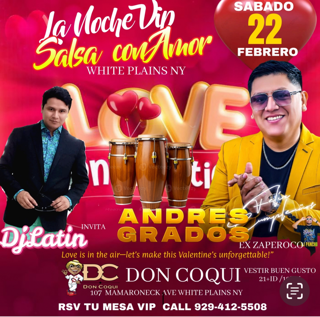 Buy tickets for LA NOCHE VIP DE LA SALSA ANDRES GRADOS DESDE PERU EX ZAPEROCO LA NOCHE VIP DE LA SALSA ANDRES GRADOS DESDE PERU EX ZAPEROCO