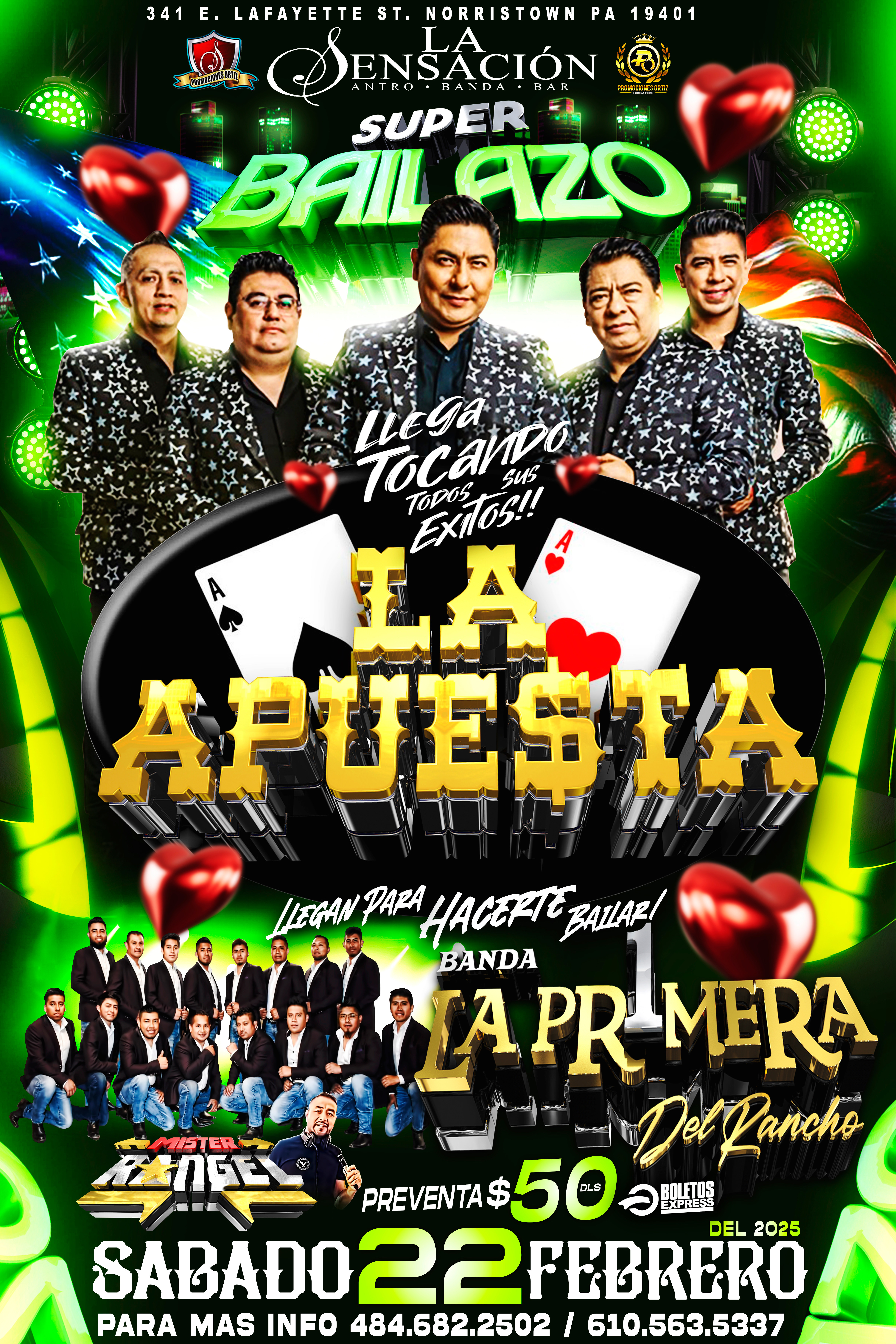 Buy tickets for LA APUESTA & BANDA LA PRIMERA DEL RANCHO LA APUESTA & BANDA LA PRIMERA DEL RANCHO