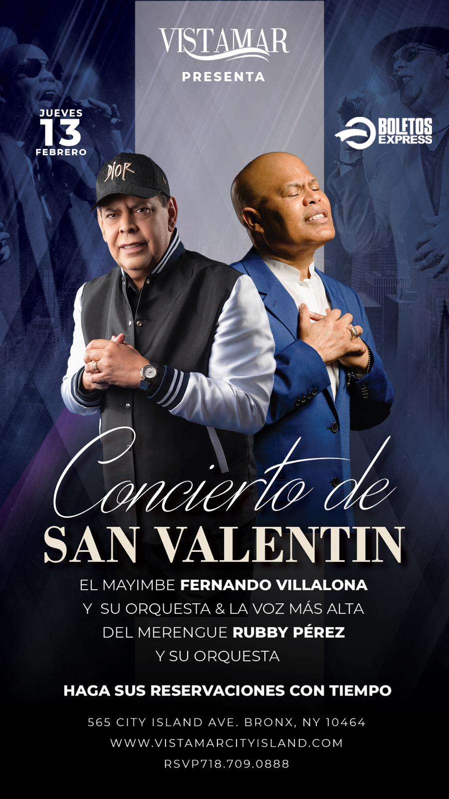 Buy tickets for FERNANDO VILLALONA & RUBBY PEREZ FERNANDO VILLALONA & RUBBY PEREZ