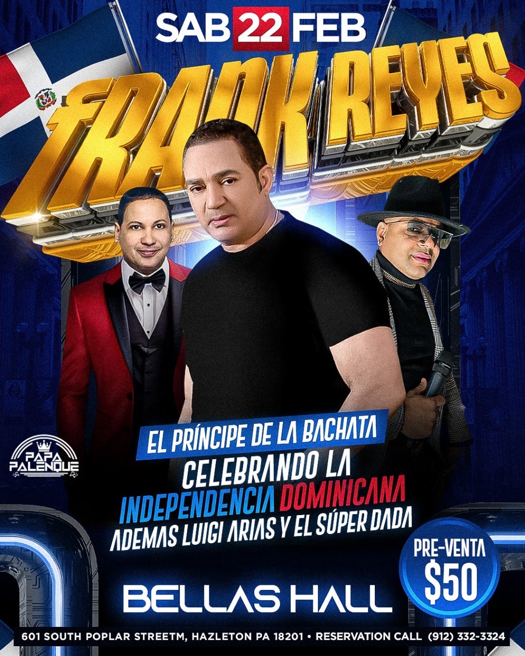 Buy tickets for FRANK REYES FRANK REYES