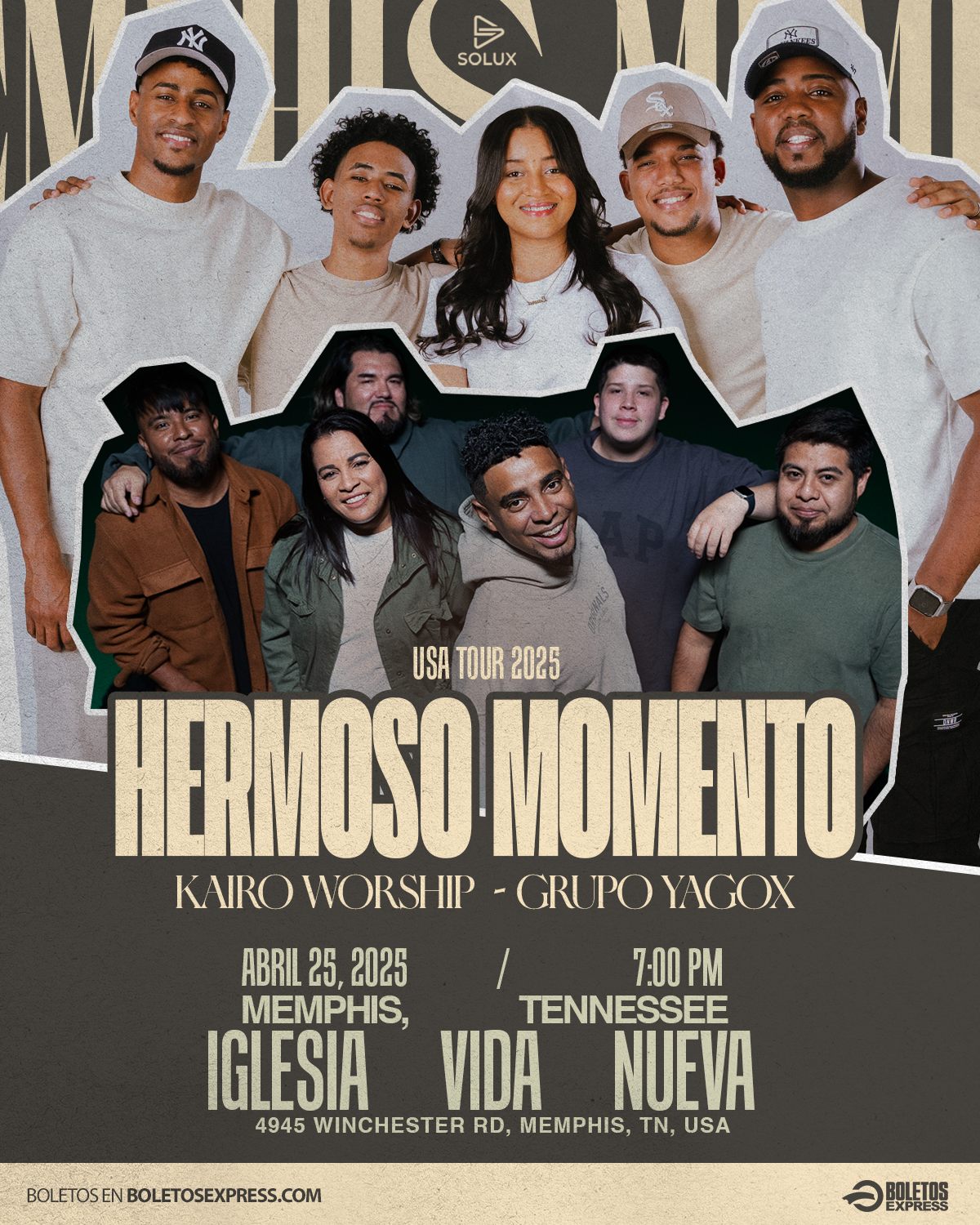 Buy tickets for Kairo Worship | Grupo Yagox | Hermoso Momento Tour Kairo Worship | Grupo Yagox | Hermoso Momento Tour