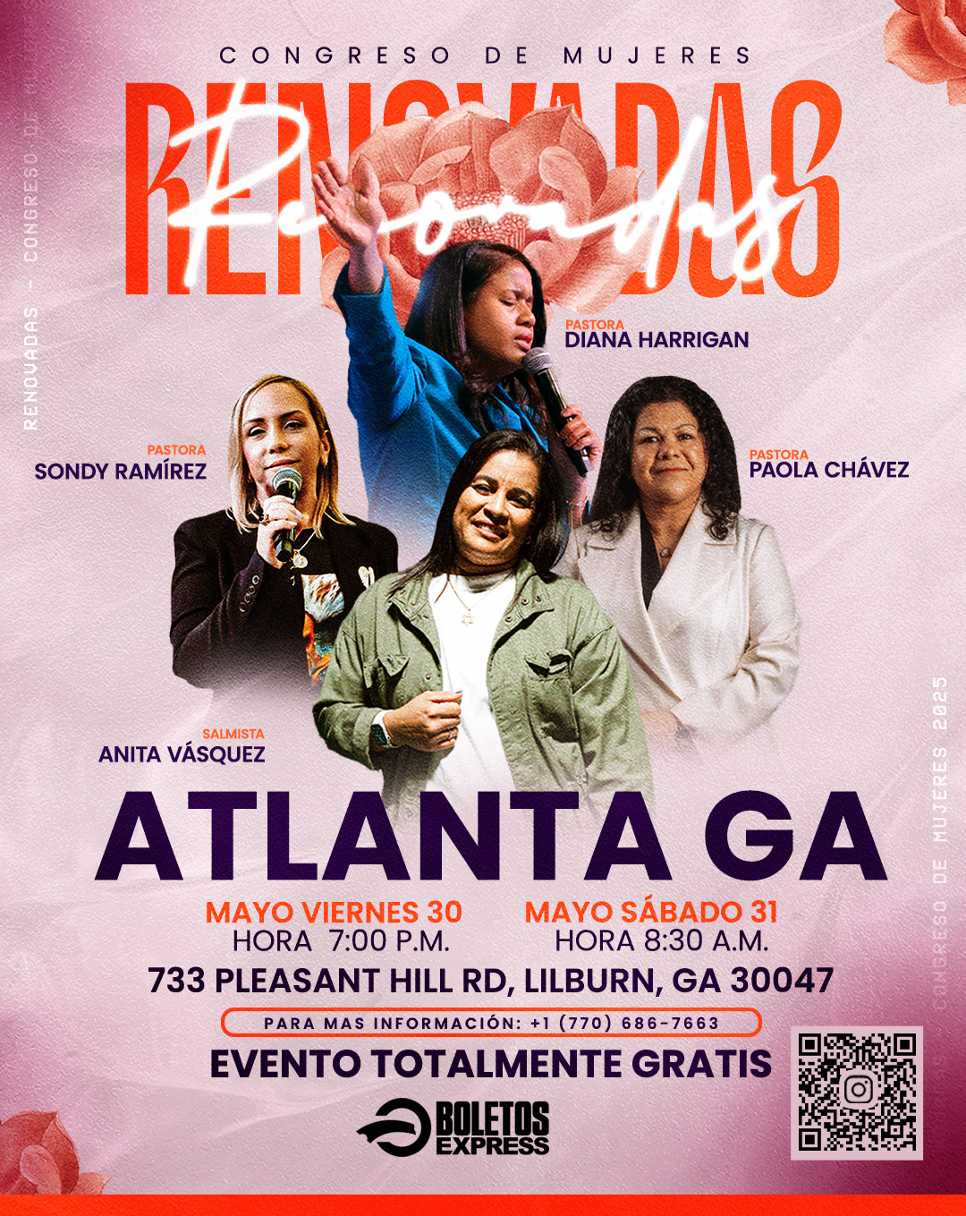 Congreso de Mujeres Renovadas |Diana Harrigan| Sondy Ramirez| Paola Chavez| Anita Vasquez|
