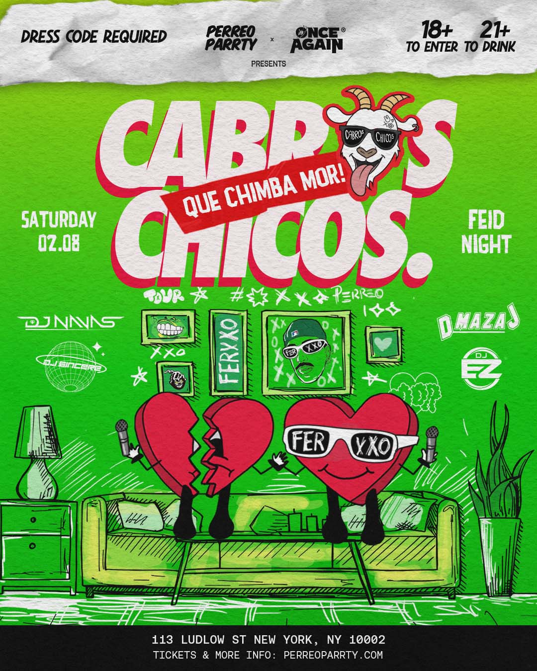 Que Chimba Mor - Feid Night - Reggaeton & Latin Dance Party NYC - 18+