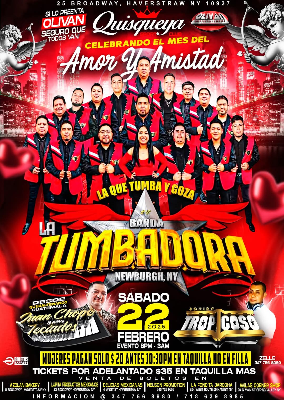 Buy tickets for Banda La Tumbadora, Juanchope Y Sus Teclados Banda La Tumbadora, Juanchope Y Sus Teclados